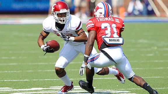 Just a true freshman, Marquess Wilson is at the head of the Pac in receiving yards.