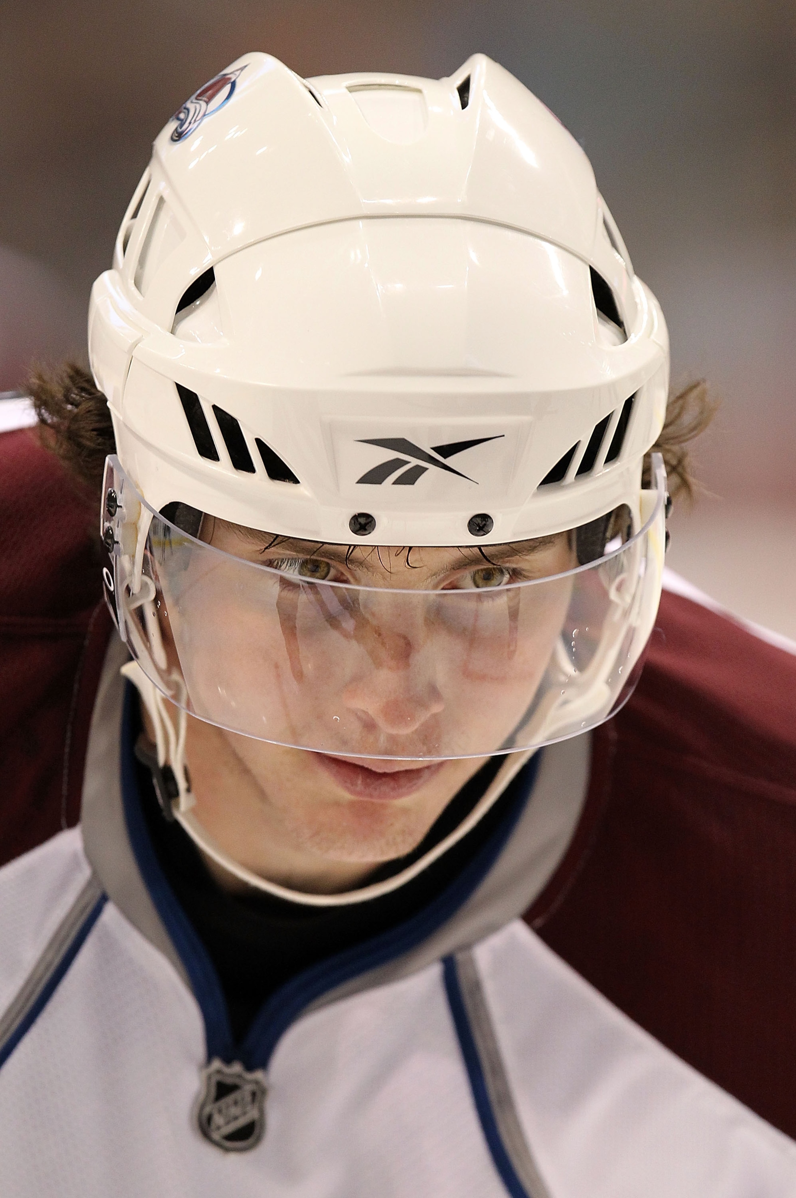 DALLAS - SEPTEMBER 30:  Center Matt Duchene #9 of the Colorado Avalanche at American Airlines Center on September 30, 2010 in Dallas, Texas.  (Photo by Ronald Martinez/Getty Images)