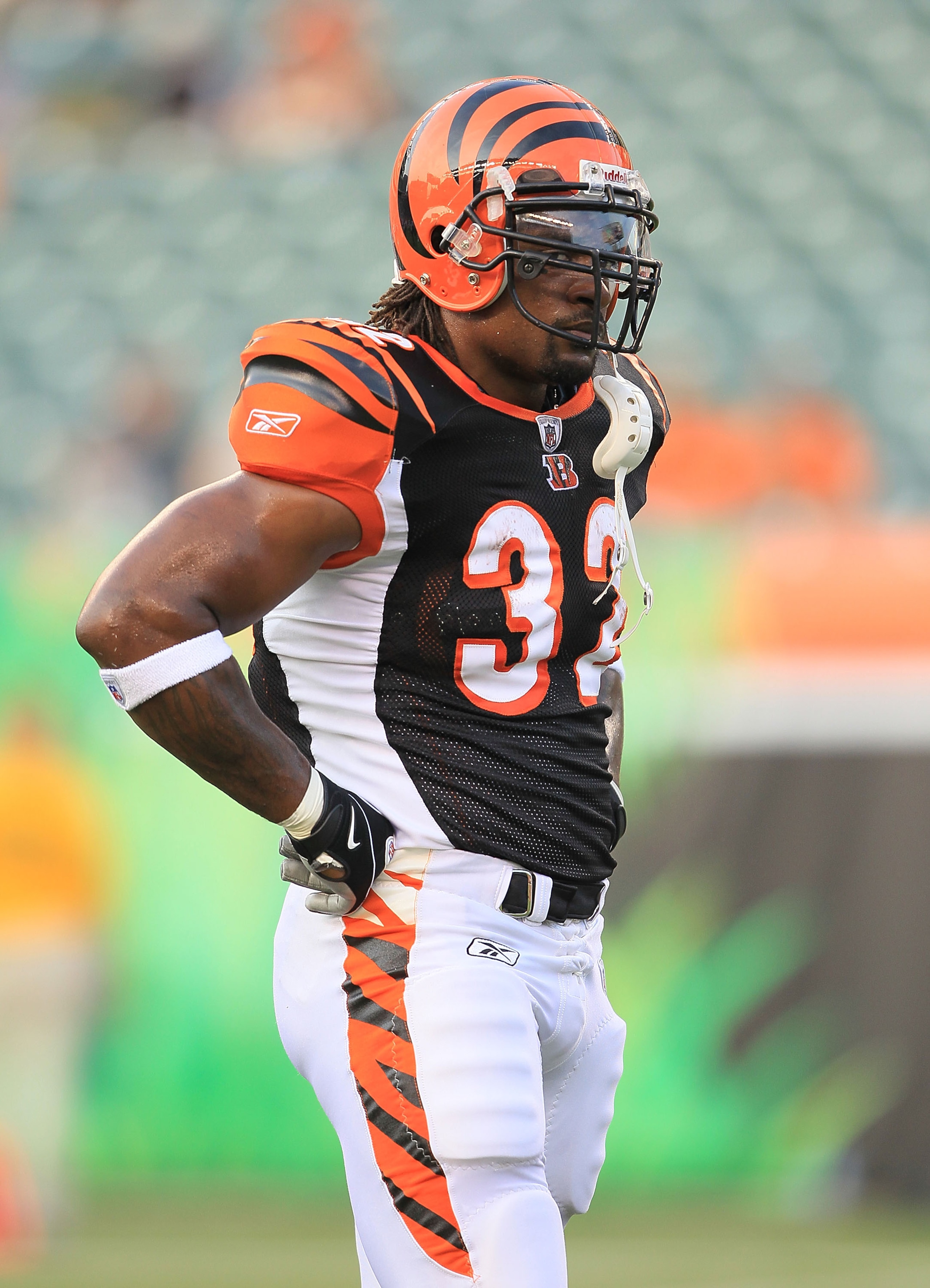 CINCINNATI - AUGUST 20:  Cedric Benson #32 of the Cincinnati Bengals is pictured before the NFL preseason game against the Philadelphia Eagles at Paul Brown Stadium on August 20, 2010 in Cincinnati, Ohio.  (Photo by Andy Lyons/Getty Images)