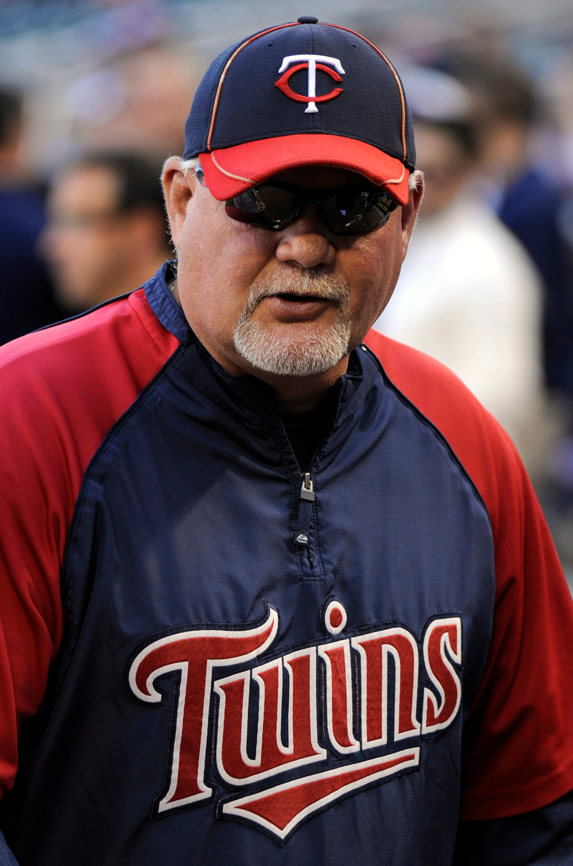 MINNEAPOLIS, MN - OCTOBER 7: Manager Ron Gardenhire #35 of the Minnesota Twins looks on prior to game two of the ALDS game against the New York Yankees on October 7, 2010 at Target Field in Minneapolis, Minnesota. (Photo by Hannah Foslien/Getty Images)