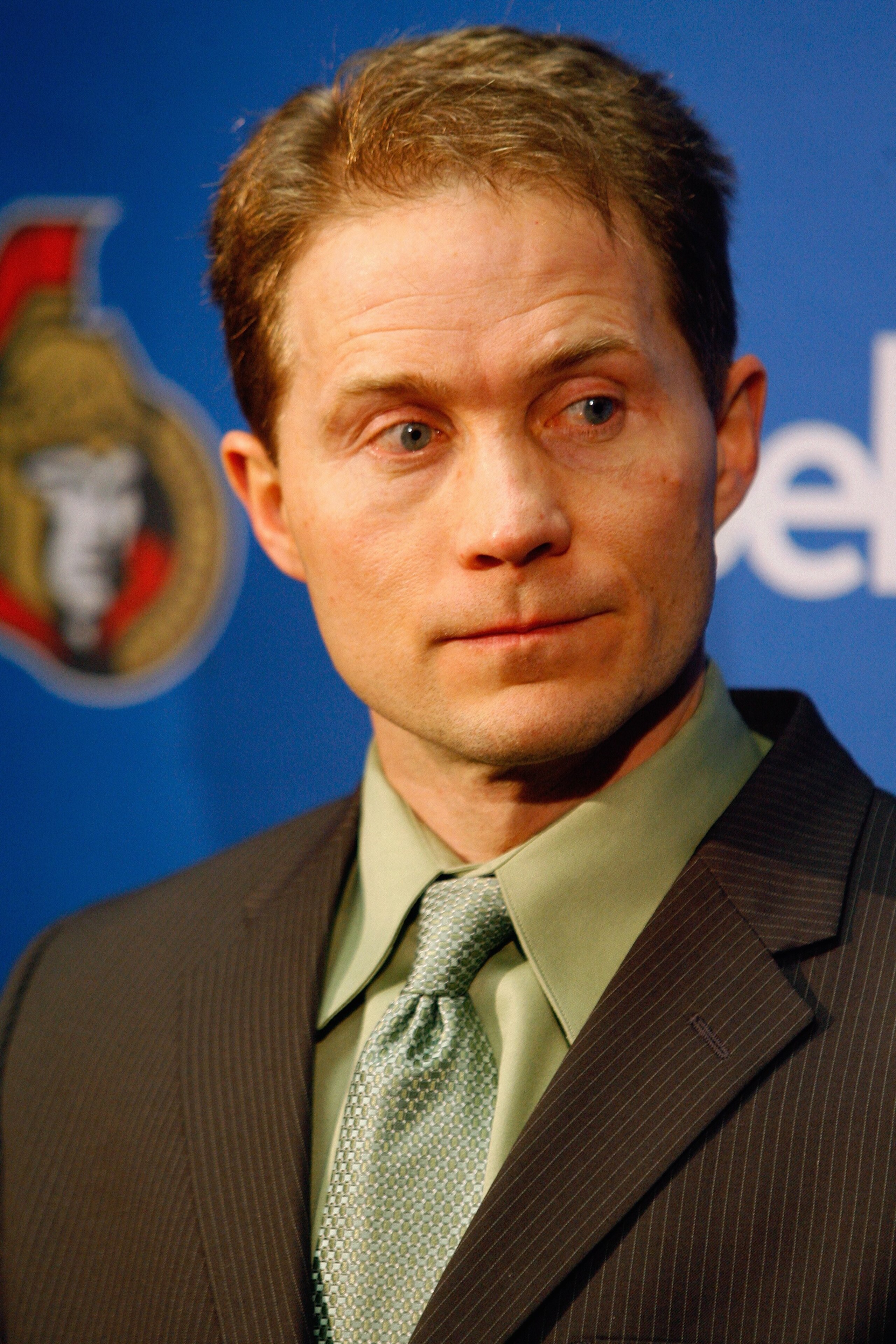 OTTAWA - MARCH 5:  Head coach Cory Clouston of the Ottawa Senators speaks to reporters following the game against the Edmonton Oilers on March 5, 2009 at Scotiabank Place in Ottawa, Ontario, Canada. (Photo by Phillip MacCallum/Getty Images)