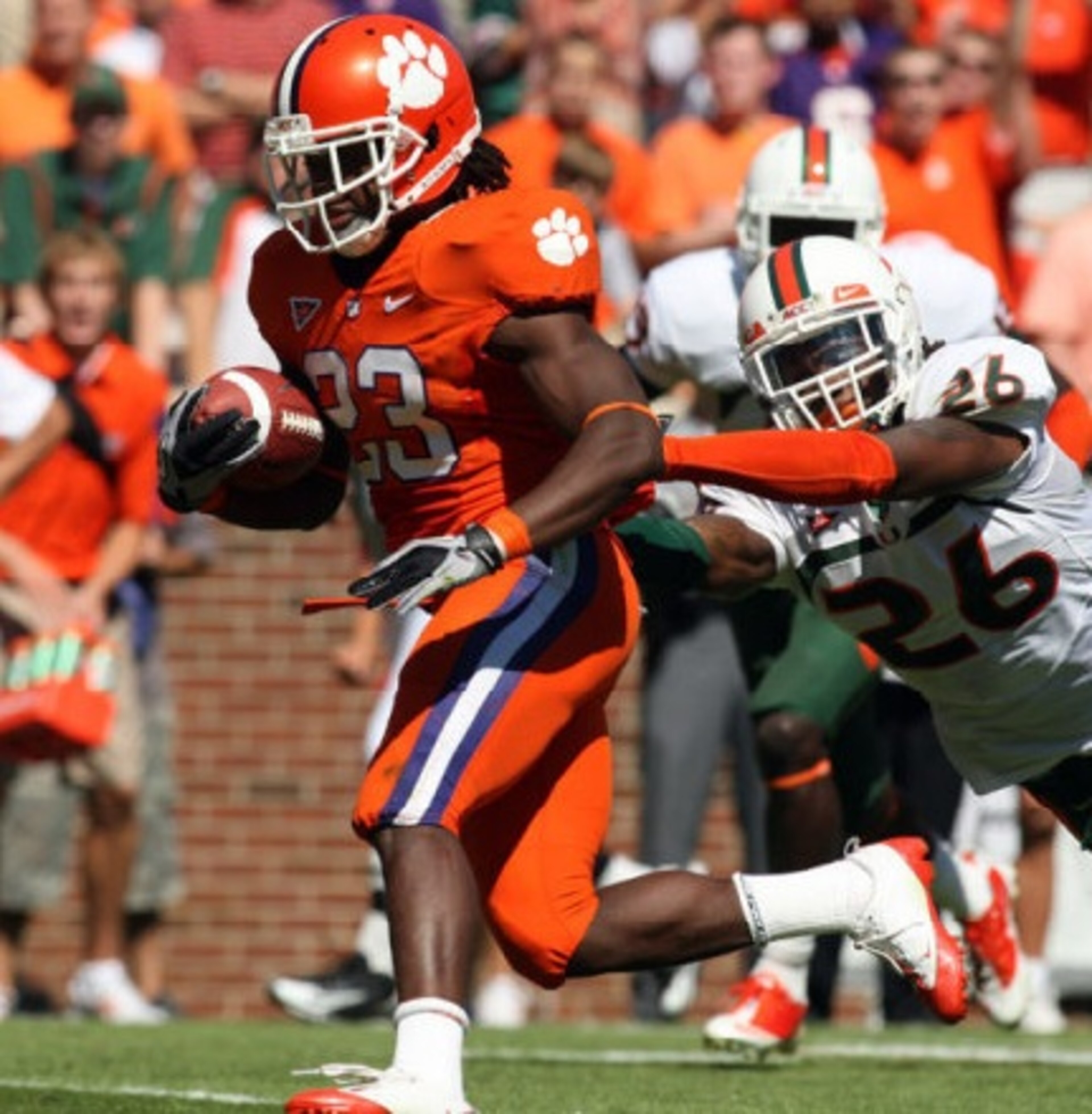 Clemson RB Andre Ellington needs a big game against North Carolina.