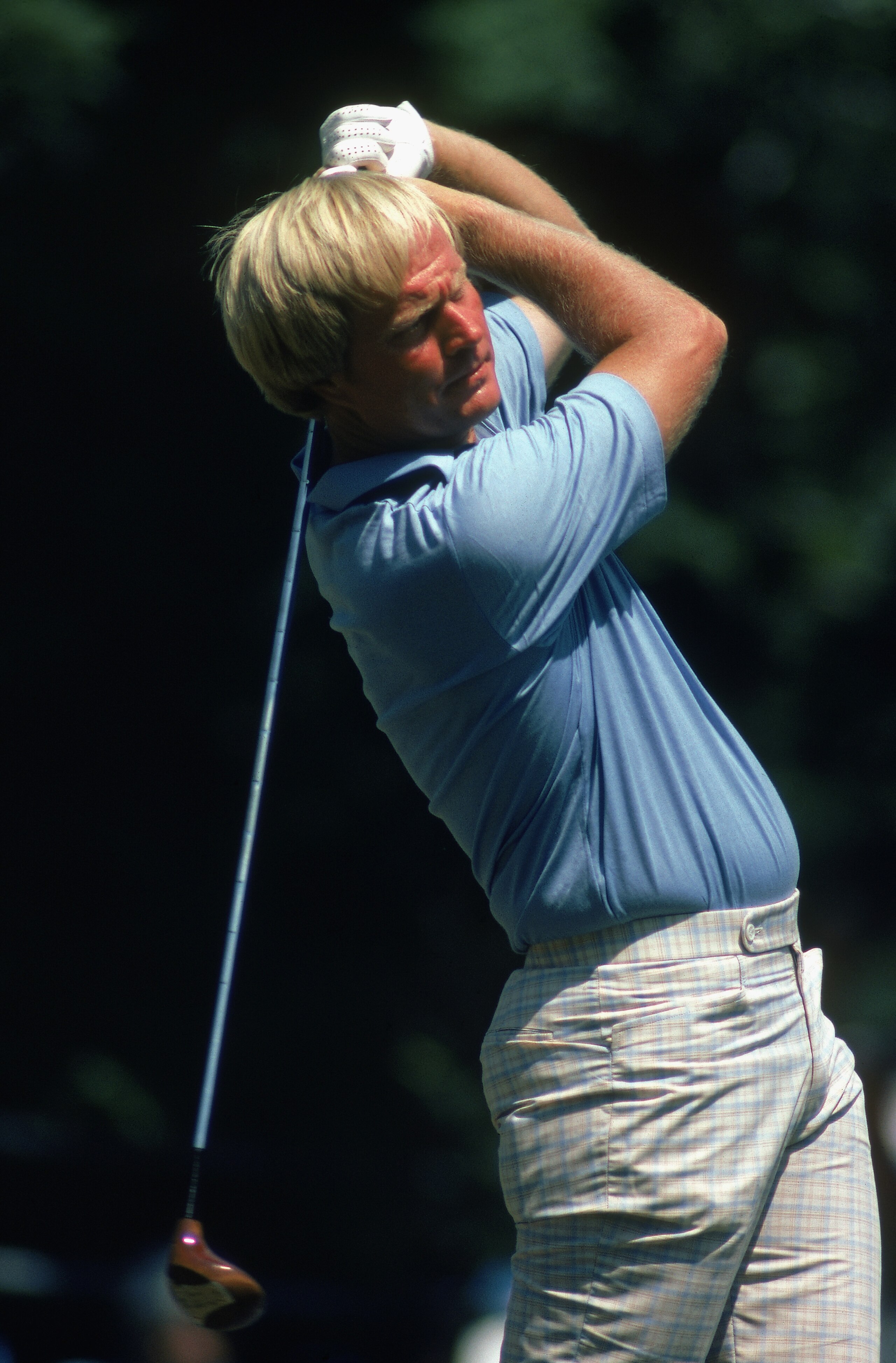 BALTUSROL - JUNE:  Jack Nicklaus of the USA in action during the US Open on the Lower Course of the Baltusrol Golf Club in New Jersey, USA in June 1980. (photo by Getty Images)