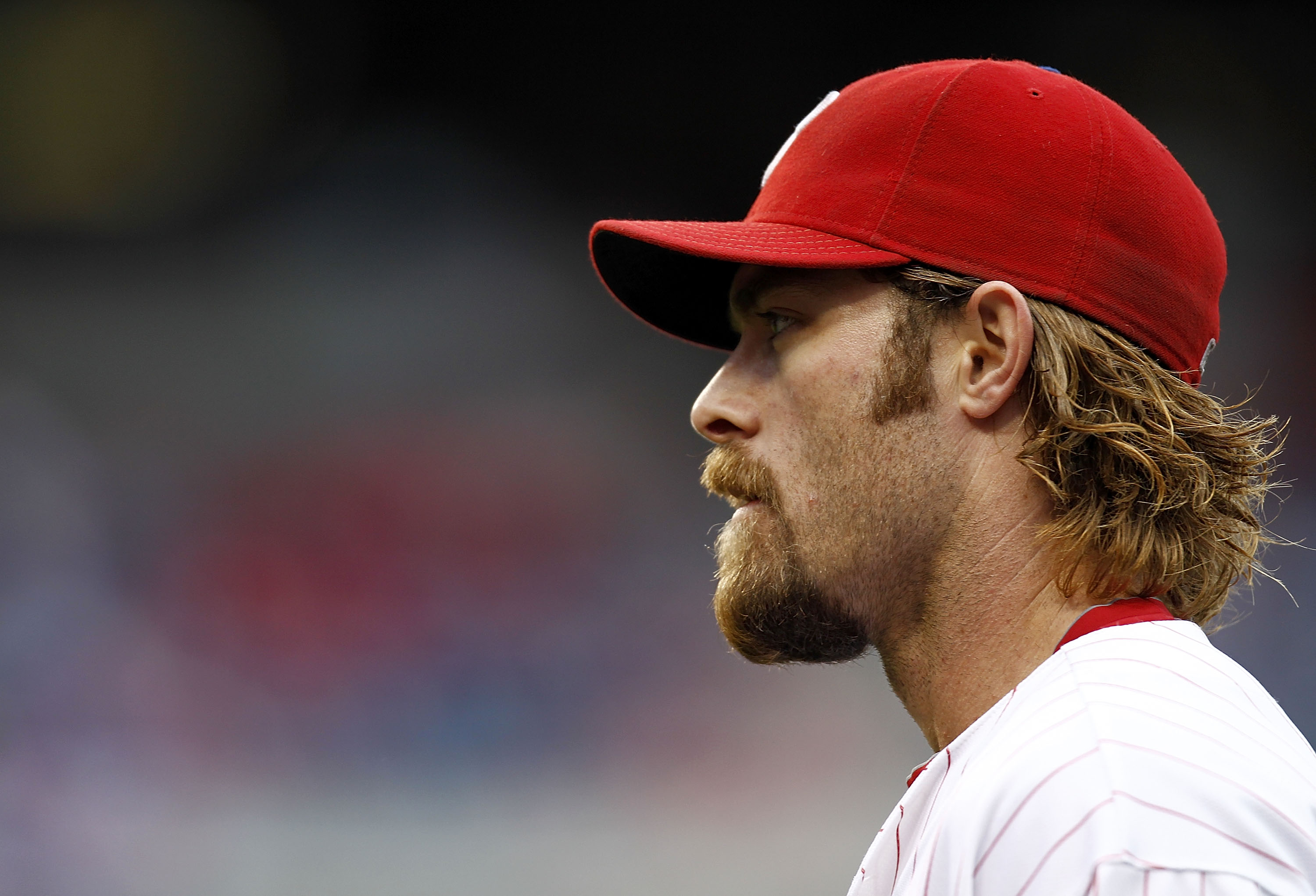 PHILADELPHIA - OCTOBER 06:  Jayson Werth #28 of the Philadelphia Phillies warms up before Game 1 of the NLDS against the Cincinnati Reds at Citizens Bank Park on October 6, 2010 in Philadelphia, Pennsylvania.  (Photo by Jeff Zelevansky/Getty Images)