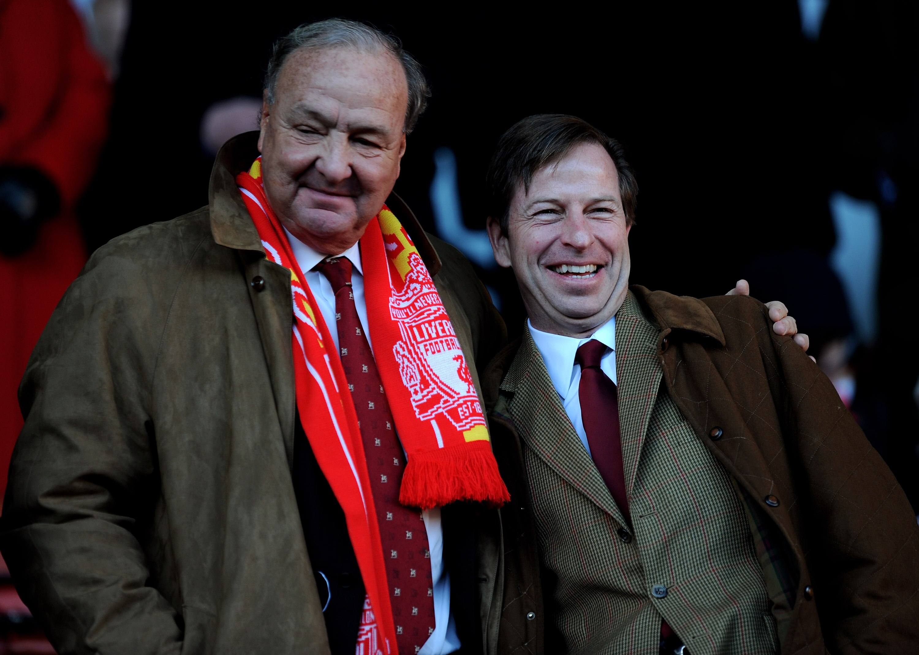 LIVERPOOL, ENGLAND - JANUARY 30:  Tom Hicks Liverpool co-owner pictured during the Barclays Premier League match between Liverpool and Bolton Wanderers at Anfield on January 30, 2010 in Liverpool, England.  (Photo by Laurence Griffiths/Getty Images)