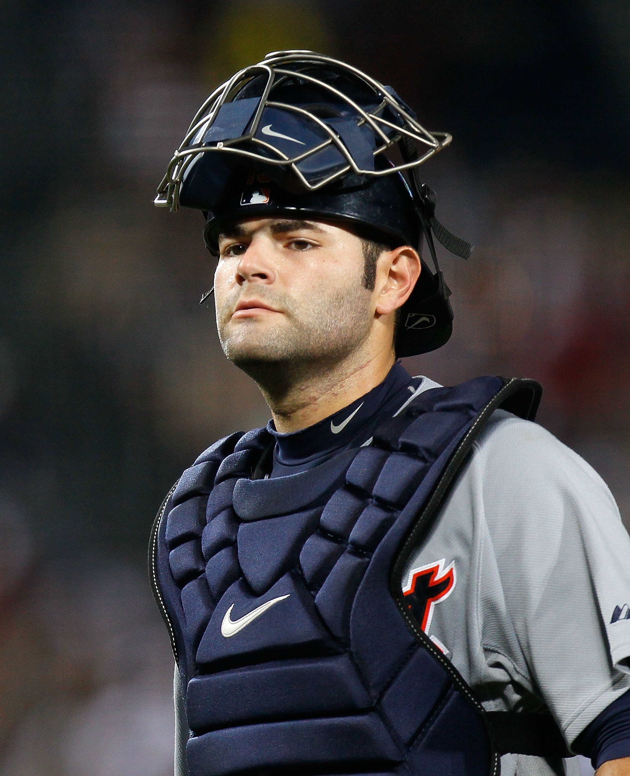 ATLANTA - JUNE 25:  Catcher Alex Avila #13 of the Detroit Tigers against the Atlanta Braves at Turner Field on June 25, 2010 in Atlanta, Georgia.  (Photo by Kevin C. Cox/Getty Images)