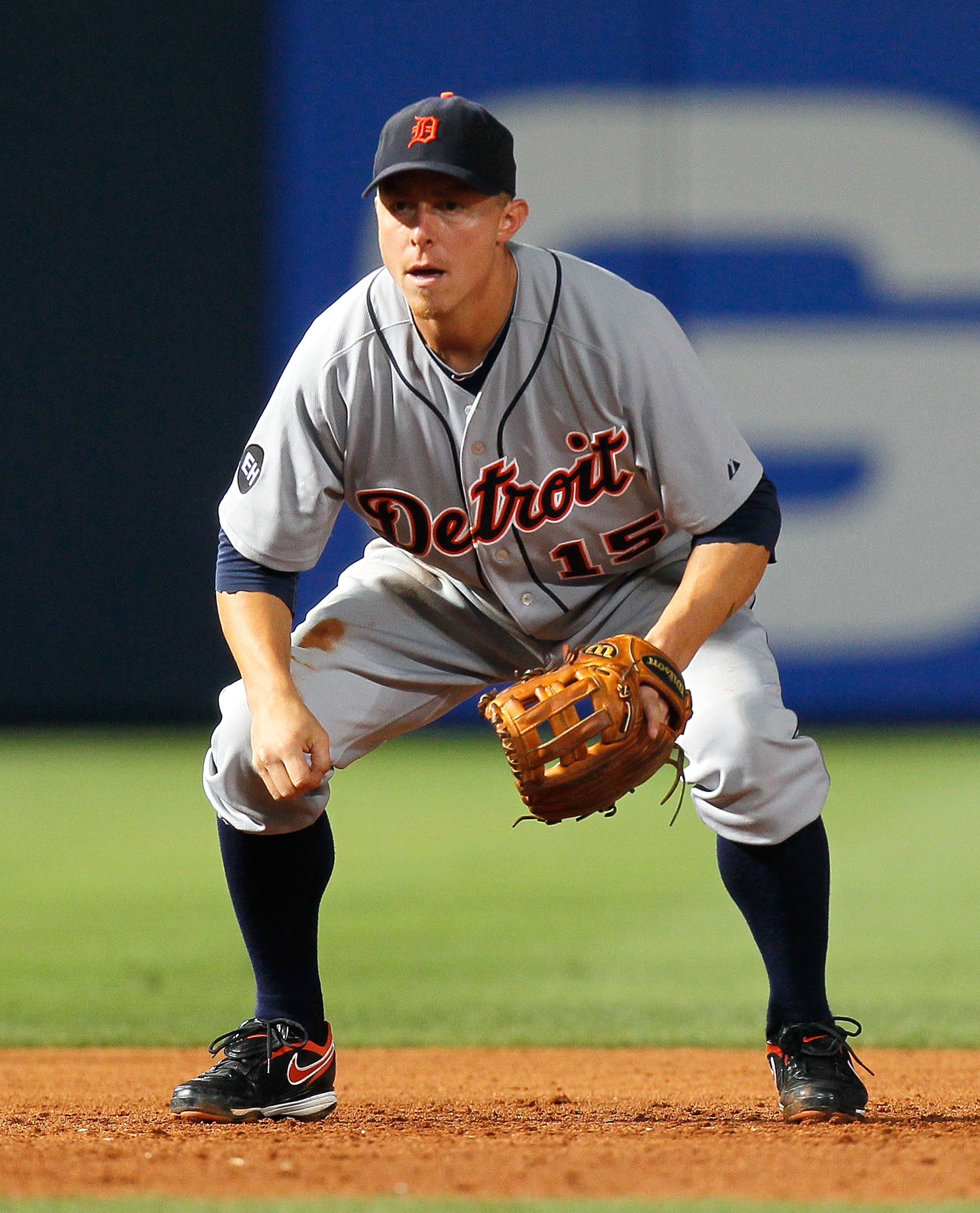 ATLANTA - JUNE 25:  Brandon Inge #15 of the Detroit Tigers against the Atlanta Braves at Turner Field on June 25, 2010 in Atlanta, Georgia.  (Photo by Kevin C. Cox/Getty Images)