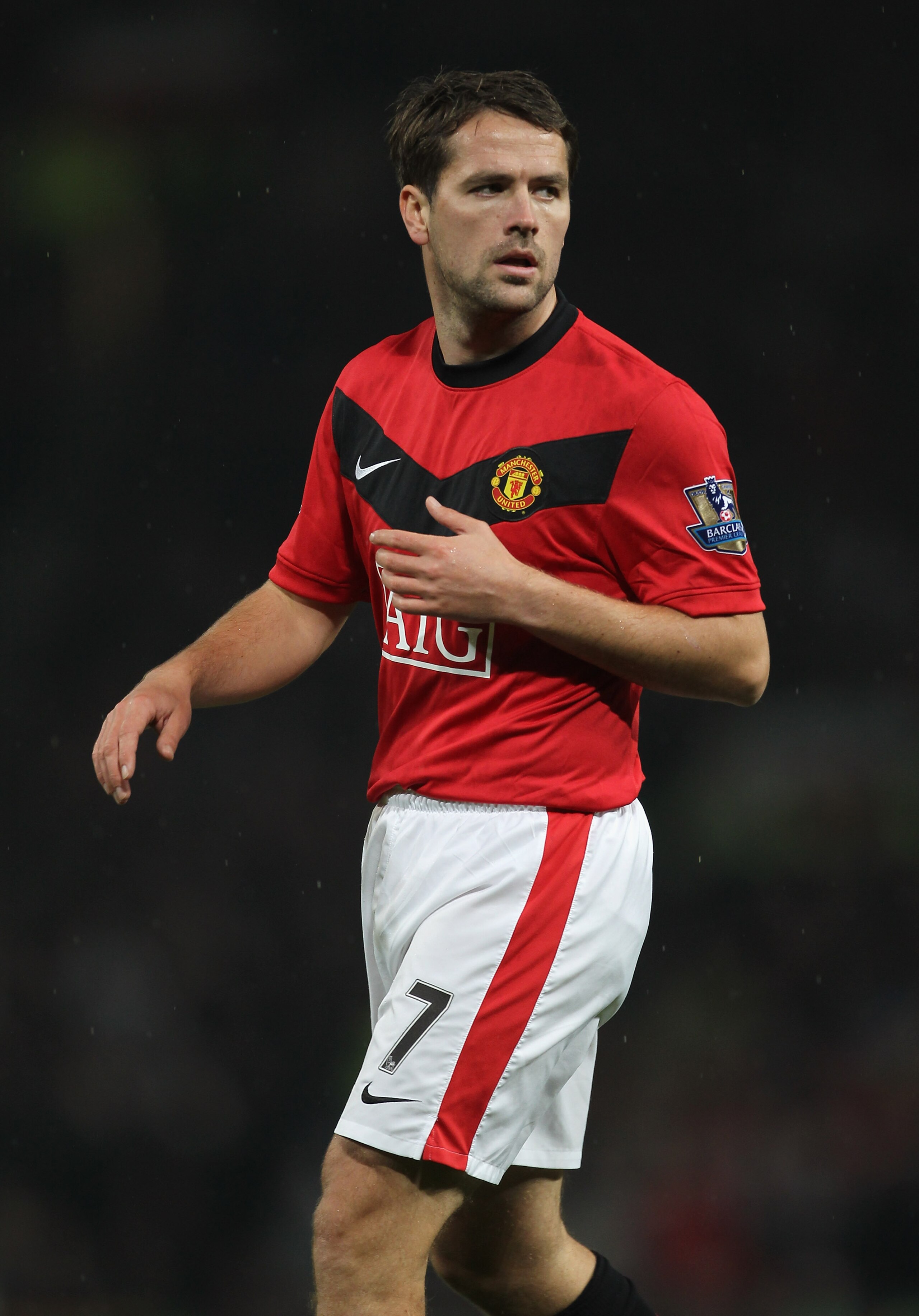 MANCHESTER, ENGLAND - DECEMBER 15:  Michael Owen of Manchester United looks on during the Barclays Premier League match between Manchester United and Wolverhampton Wanderers at Old Trafford on December 15, 2009 in Manchester, England.  (Photo by Alex Live