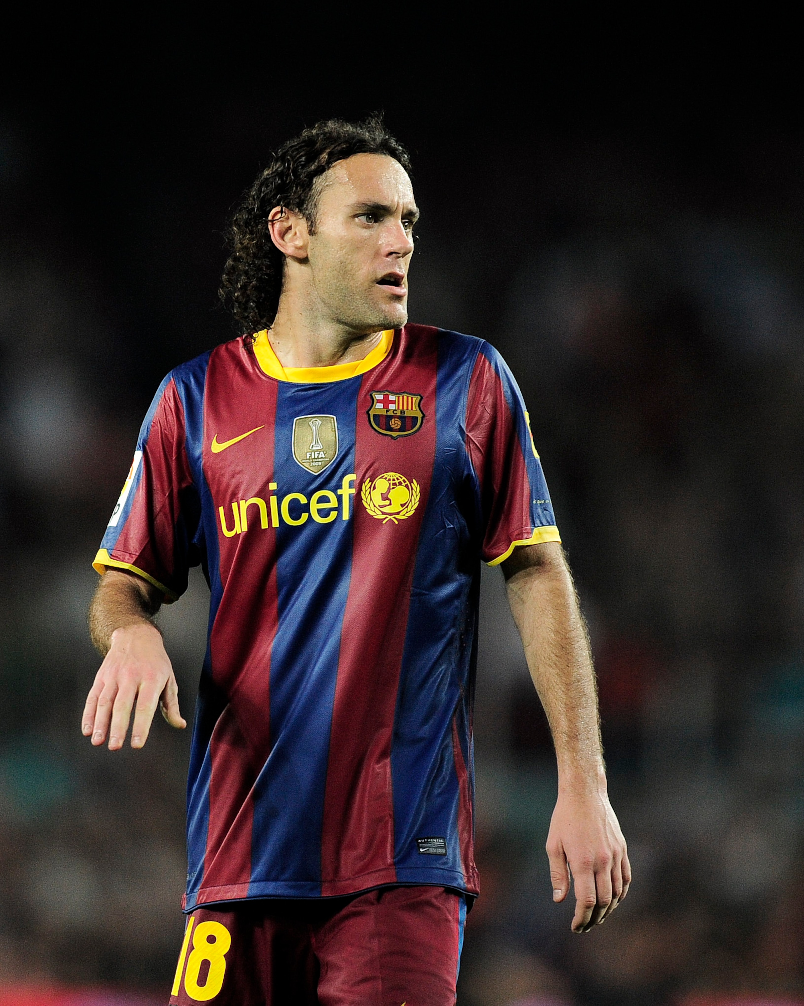 BARCELONA, SPAIN - OCTOBER 03: Gabriel Milito of Barcelona looks on during the La Liga match between Barcelona and Mallorca at the Camp Nou stadium on October 3, 2010 in Barcelona, Spain. The Match ended in a 1-1 draw. (Photo by David Ramos/Getty Images) BARCELONA, SPAIN - OCTOBER 03: Gabriel Milito of Barcelona looks on during the La Liga match between Barcelona and Mallorca at the Camp Nou stadium on October 3, 2010 in Barcelona, Spain. The Match ended in a 1-1 draw. (Photo by David Ramos/Getty Images)