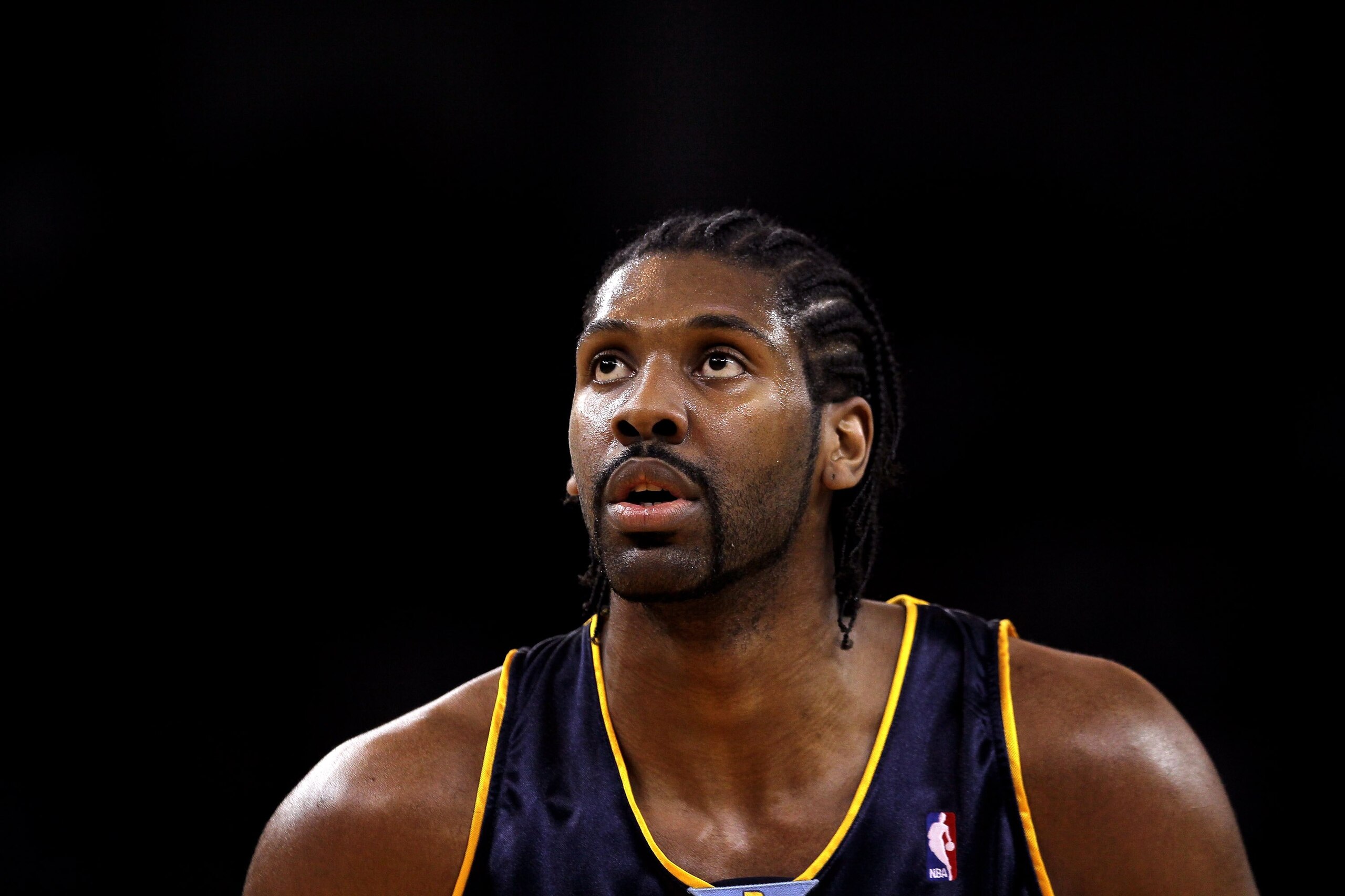 OAKLAND, CA - JANUARY 20:  Nene #31 of the Denver Nuggets in action during their game against the Golden State Warriors at Oracle Arena on January 20, 2010 in Oakland, California.  NOTE TO USER: User expressly acknowledges and agrees that, by downloading 
