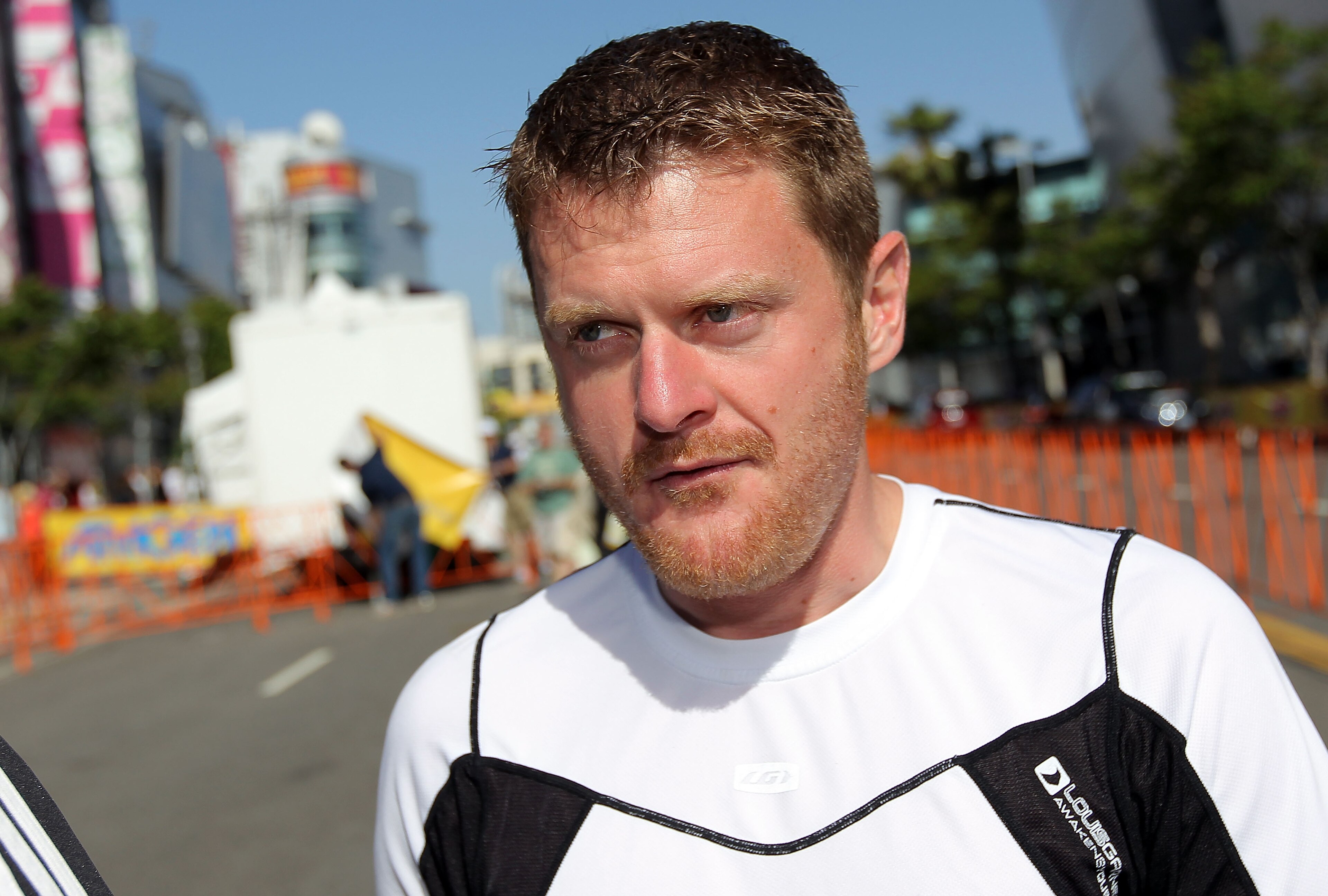 LOS ANGELES, CA - MAY 22: Floyd Landis looks on as he attends Stage Seven of the 2010 Tour of California on May 22, 2010 in Los Angeles, California. (Photo by Doug Pensinger/Getty Images) LOS ANGELES, CA - MAY 22: Floyd Landis looks on as he attends Stage Seven of the 2010 Tour of California on May 22, 2010 in Los Angeles, California. (Photo by Doug Pensinger/Getty Images)