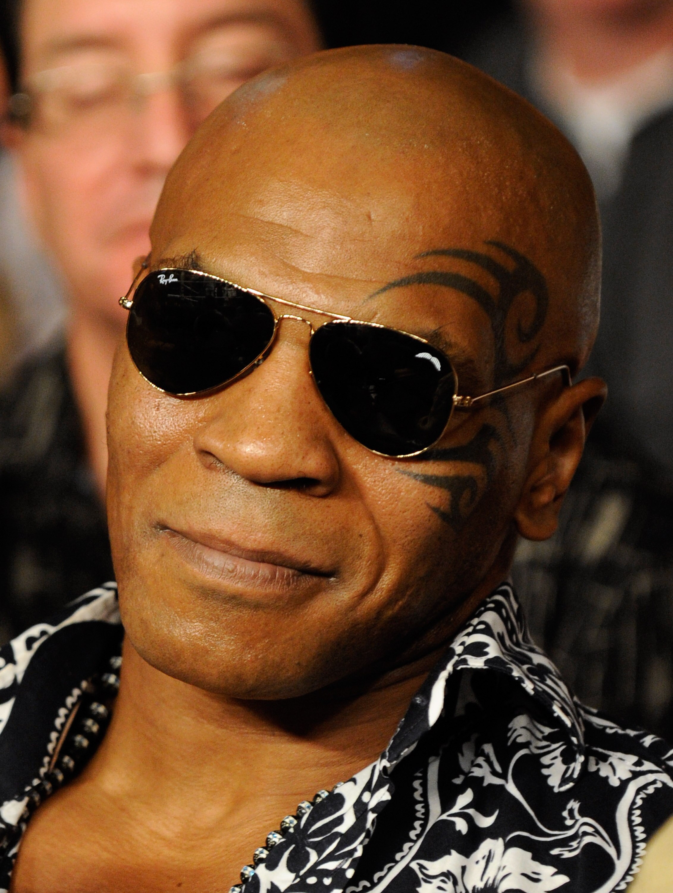 LAS VEGAS - JULY 31:  Former boxer Mike Tyson watches an undercard of the Juan Manuel Marquez and Juan Diaz bout at the Mandalay Bay Events Center July 31, 2010 in Las Vegas, Nevada.  (Photo by Ethan Miller/Getty Images)