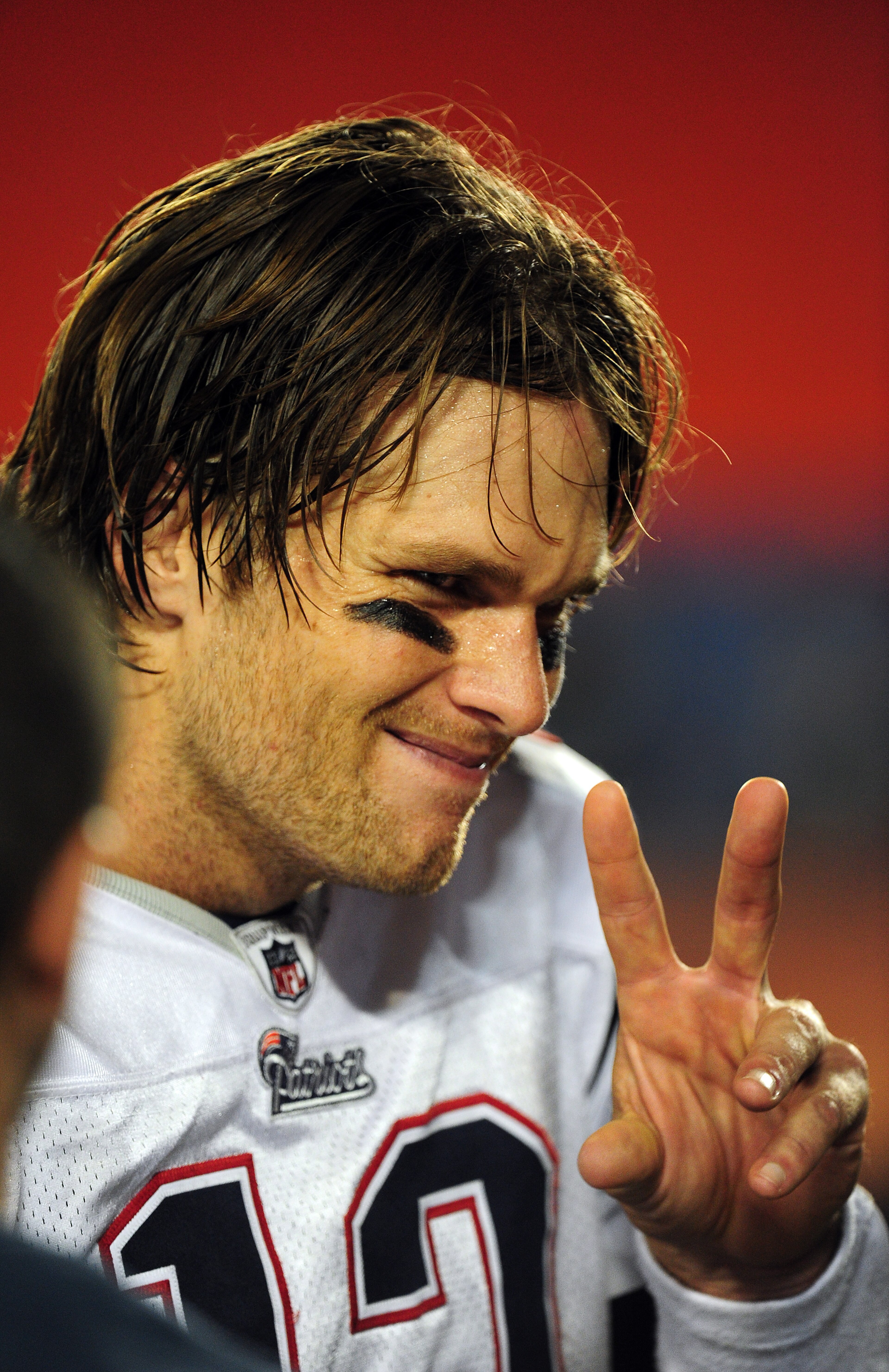 MIAMI - OCTOBER 4: Tom Brady #12 of the New England Patriots celebrates after the game against the Miami Dolphins at Sun Life Field on October 4, 2010 in Miami, Florida. (Photo by Scott Cunningham/Getty Images) MIAMI - OCTOBER 4: Tom Brady #12 of the New England Patriots celebrates after the game against the Miami Dolphins at Sun Life Field on October 4, 2010 in Miami, Florida. (Photo by Scott Cunningham/Getty Images)