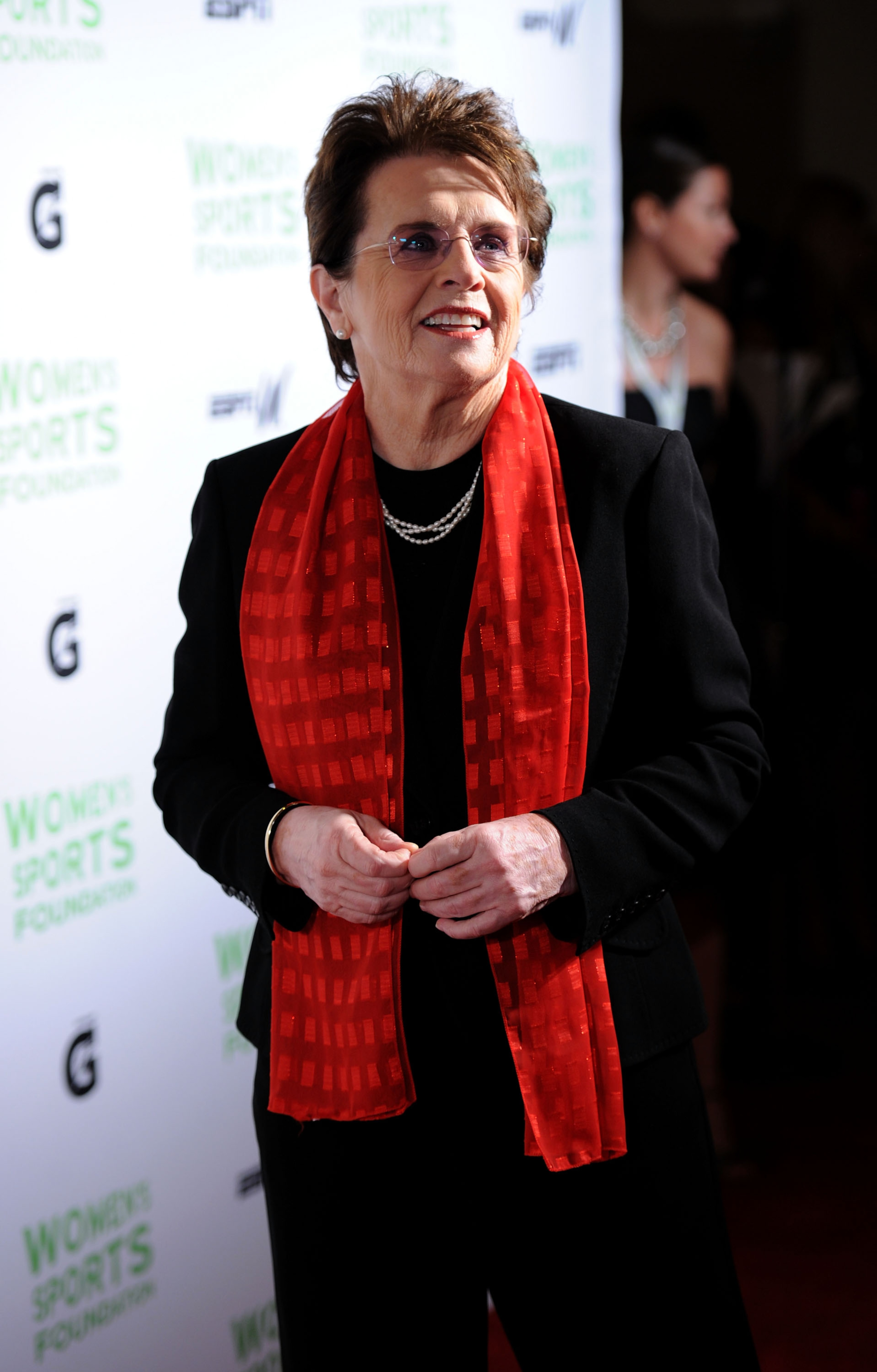 NEW YORK - OCTOBER 12: Womens Sports Foundation Founder Billie Jean King attends the 32nd Annual Salute to Women in Sports gala at The Waldorf=Astoria on October 12, 2010 in New York City. (Photo by Bryan Bedder/Getty Images) NEW YORK - OCTOBER 12: Womens Sports Foundation Founder Billie Jean King attends the 32nd Annual Salute to Women in Sports gala at The Waldorf=Astoria on October 12, 2010 in New York City. (Photo by Bryan Bedder/Getty Images)
