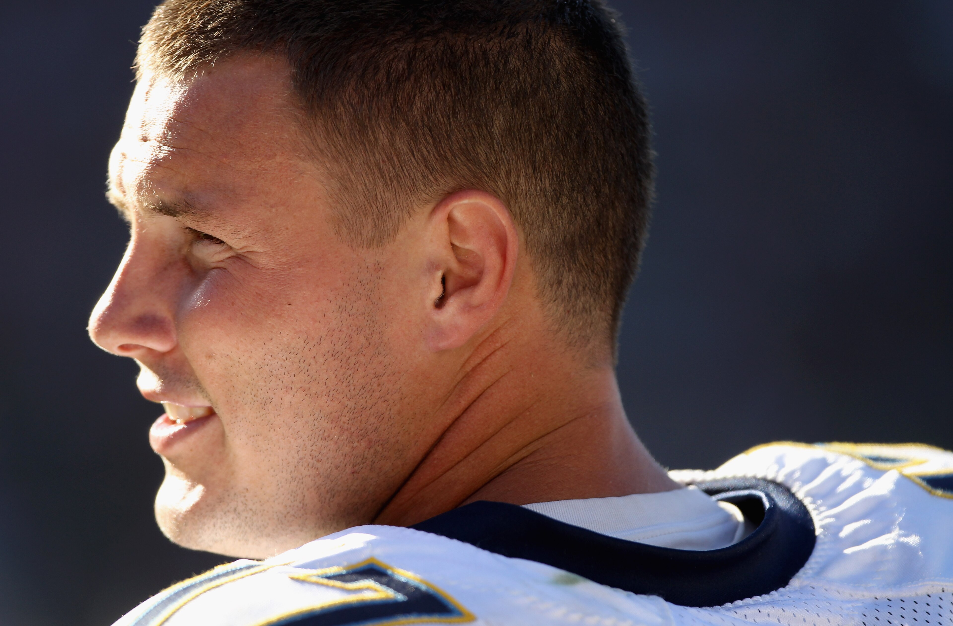 OAKLAND, CA - OCTOBER 10: Philip Rivers #17 of the San Diego Chargers stands on the sidelines during their game against the Oakland Raiders at Oakland-Alameda County Coliseum on October 10, 2010 in Oakland, California. (Photo by Ezra Shaw/Getty Images) OAKLAND, CA - OCTOBER 10: Philip Rivers #17 of the San Diego Chargers stands on the sidelines during their game against the Oakland Raiders at Oakland-Alameda County Coliseum on October 10, 2010 in Oakland, California. (Photo by Ezra Shaw/Getty Images)