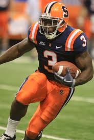 Syracuse running back Delone Carter