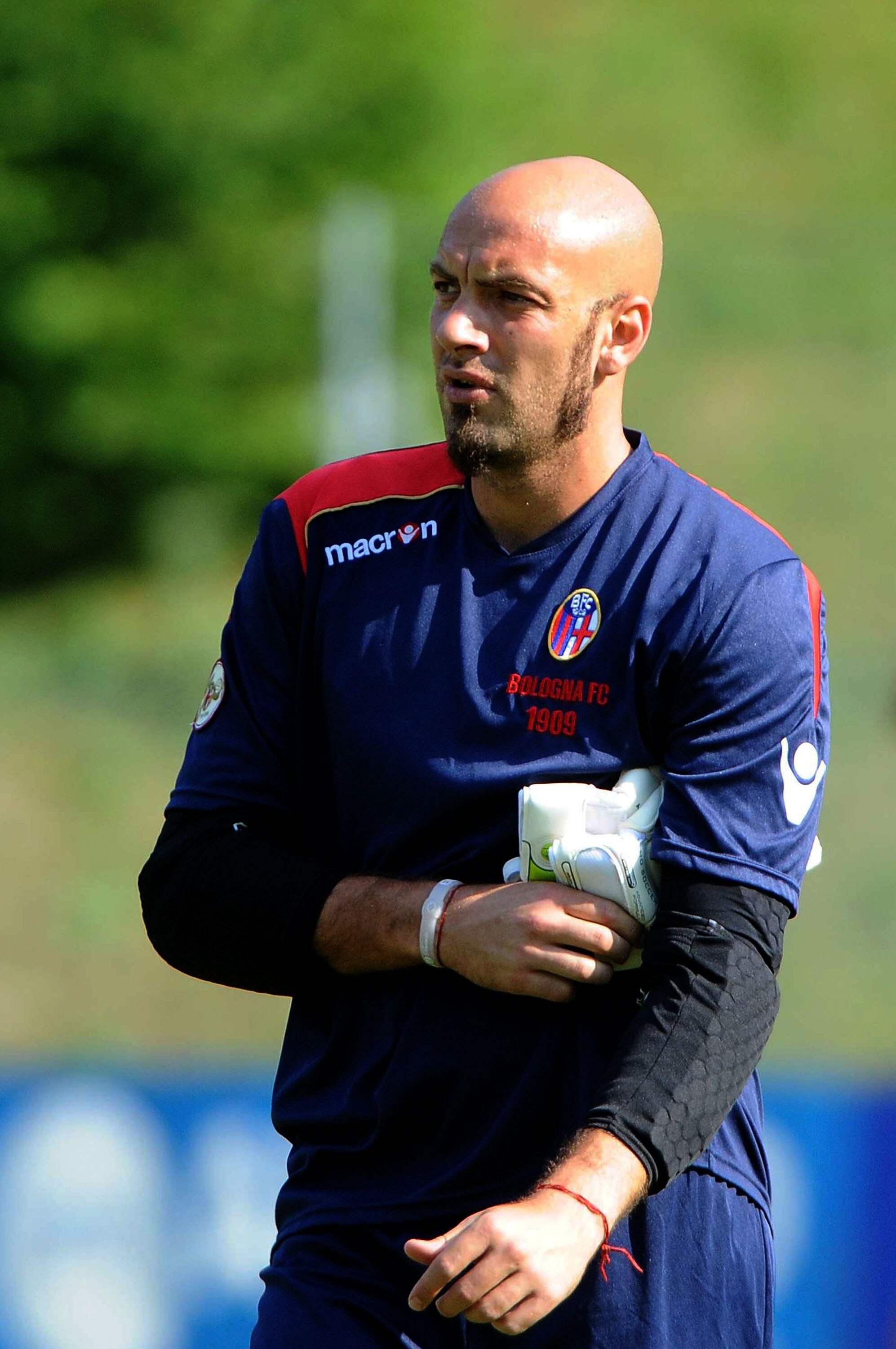 TRENTO, ITALY - JULY 22:  Cristiano Lupatelli of Bologna FC in action during the training session of the team on July 22, 2010 in Andalo near Trento, Italy.  (Photo by Roberto Serra/Getty Images)