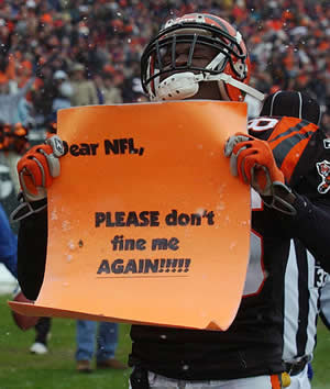 The NFL has come down hard on Chad Ochocinco in the past