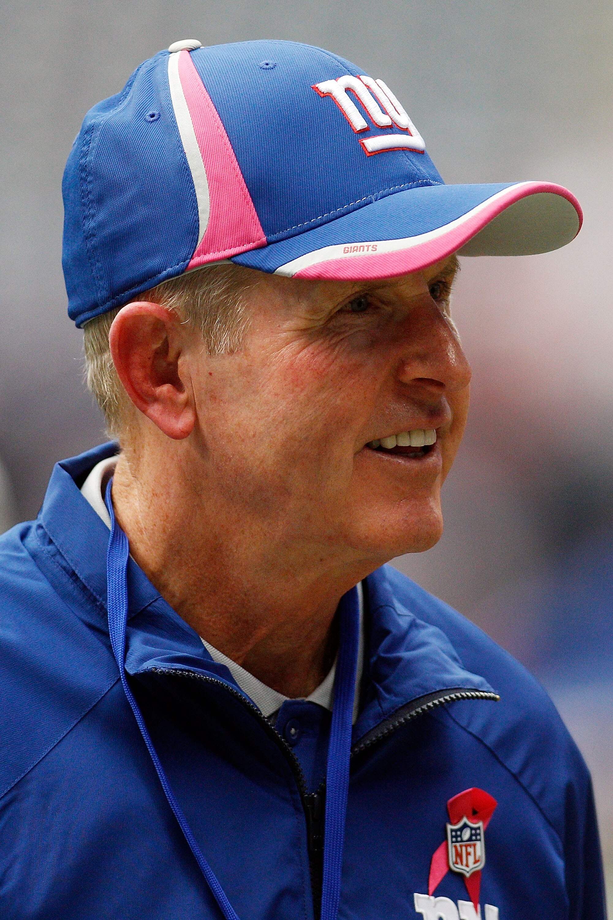 HOUSTON - OCTOBER 10:  Head coach Tom Coughlin of the New York Giants during the game against the Houston Texans at Reliant Stadium on October 10, 2010 in Houston, Texas.  (Photo by Chris Graythen/Getty Images)