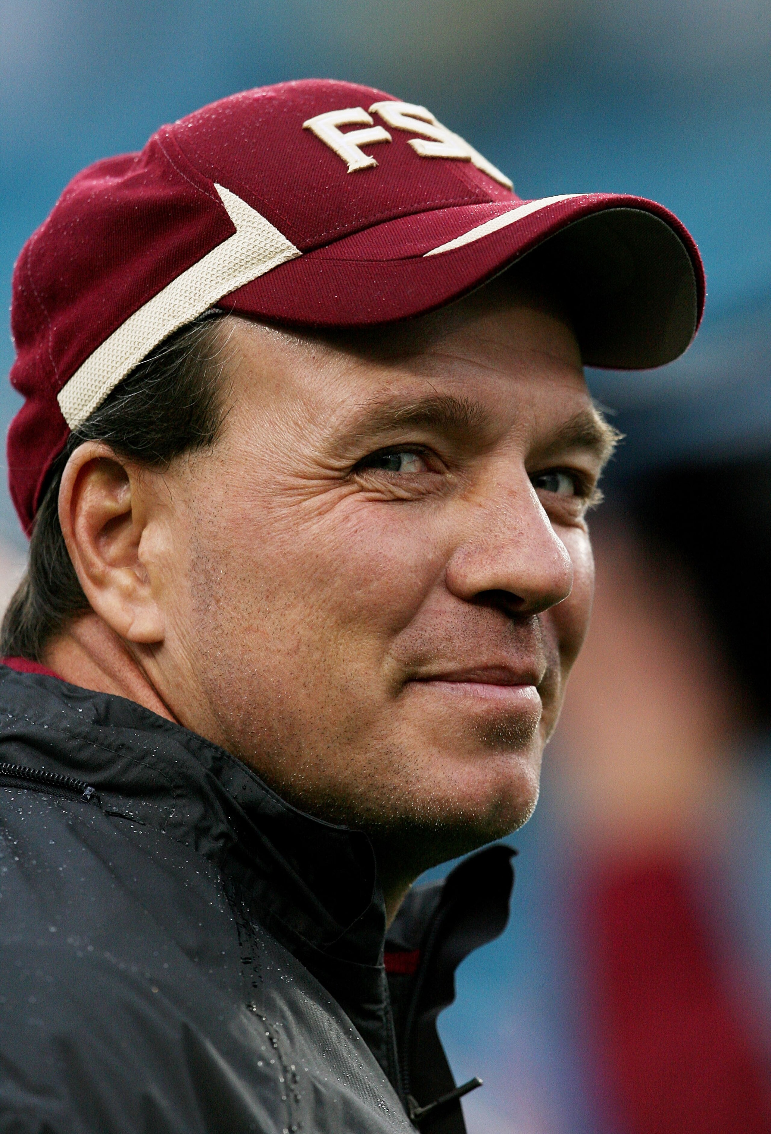 JACKSONVILLE, FL - JANUARY 01: Offensive coordinator and future head coach Jimbo Fisher of the Florida State Seminoles walks the sidelines while taking on the West Virginia Mountaineers during the Konica Minolta Gator Bowl on January 1, 2010 at Jacksonvi JACKSONVILLE, FL - JANUARY 01: Offensive coordinator and future head coach Jimbo Fisher of the Florida State Seminoles walks the sidelines while taking on the West Virginia Mountaineers during the Konica Minolta Gator Bowl on January 1, 2010 at Jacksonvi