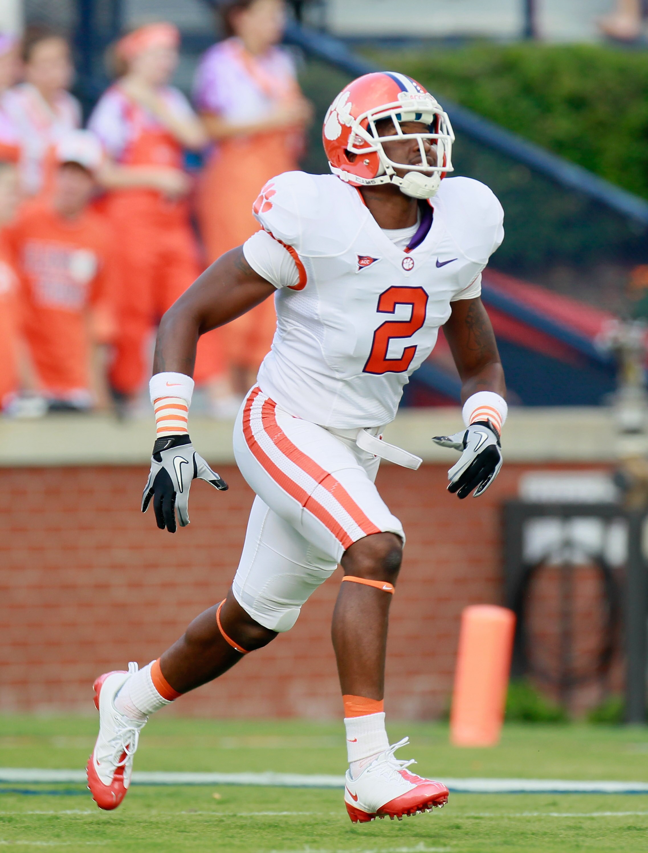 AUBURN, AL - SEPTEMBER 18:  DeAndre McDaniel #2 of the Clemson Tigers against the Auburn Tigers at Jordan-Hare Stadium on September 18, 2010 in Auburn, Alabama.  (Photo by Kevin C. Cox/Getty Images)