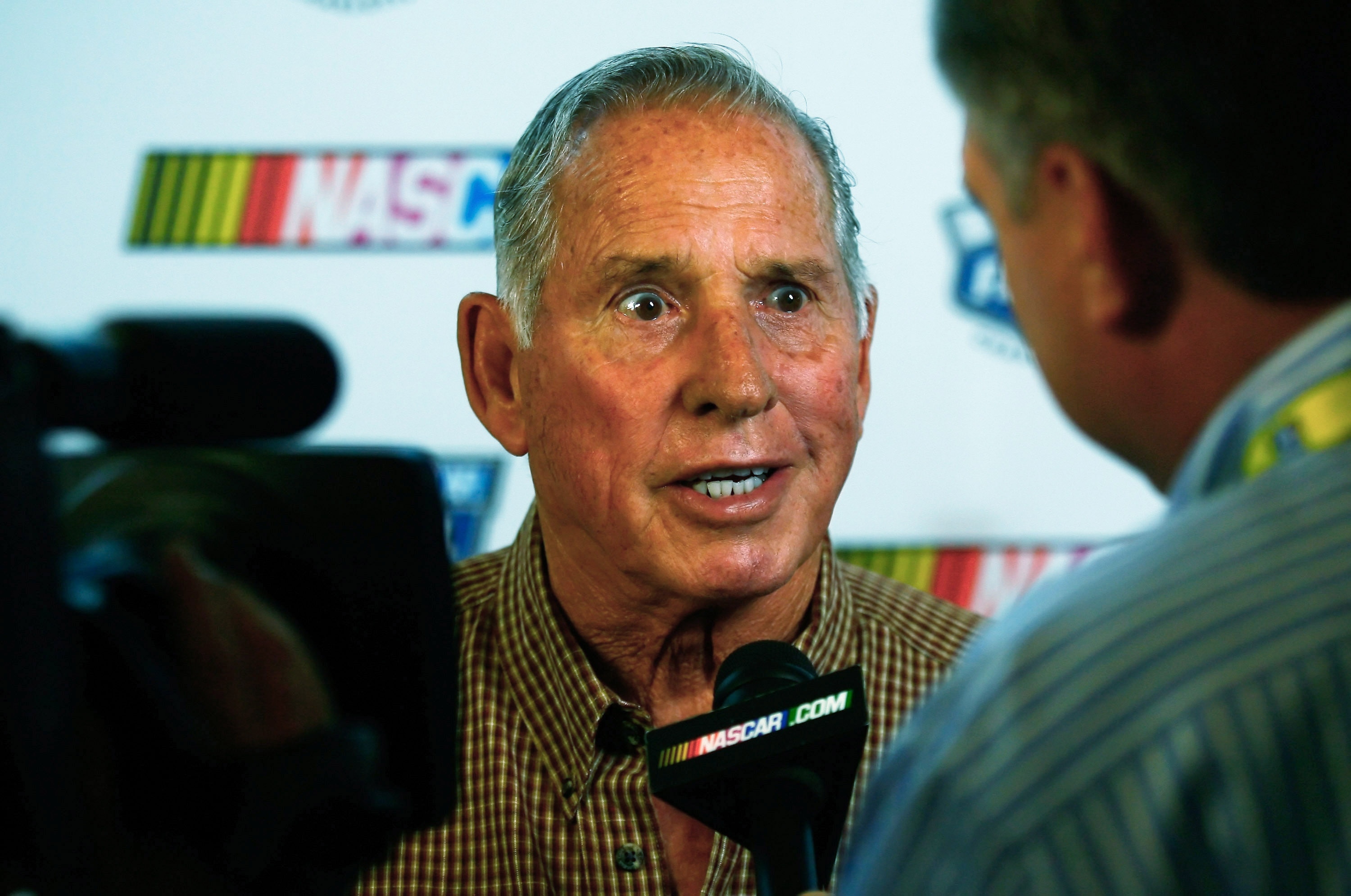 CHARLOTTE, NC - OCTOBER 13: Former NASCAR driver David Pearson speaks with the media during NASCAR Hall of Fame Voting Day at the NASCAR Hall of Fame on October 13, 2010 in Charlotte, North Carolina. (Photo by Jason Smith/Getty Images for NASCAR)