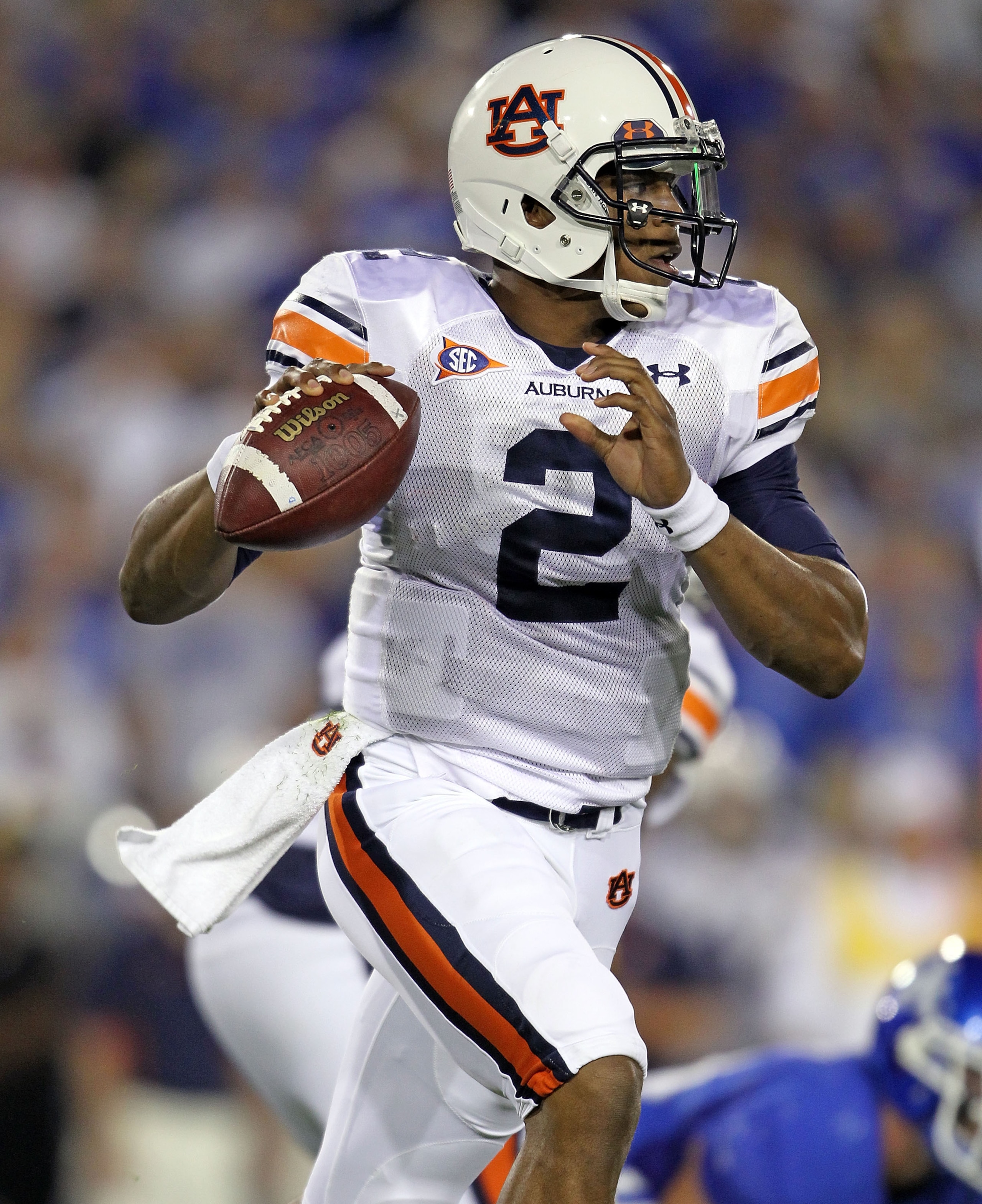 LEXINGTON, KY - OCTOBER 09: Cam Newton #2 of the Auburn Tigers looks to throw a pass during the SEC game against the Kentucky Wildcats at Commonwealth Stadium on October 9, 2010 in Lexington, Kentucky. (Photo by Andy Lyons/Getty Images) LEXINGTON, KY - OCTOBER 09: Cam Newton #2 of the Auburn Tigers looks to throw a pass during the SEC game against the Kentucky Wildcats at Commonwealth Stadium on October 9, 2010 in Lexington, Kentucky. (Photo by Andy Lyons/Getty Images)