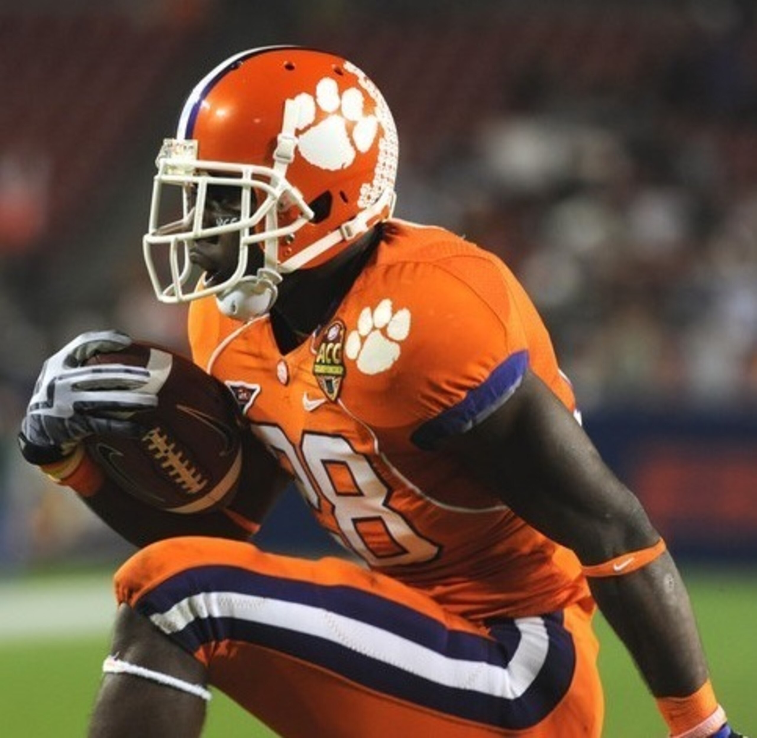 Former Clemson RB C.J. Spiller will have his #28 retired this weekend.