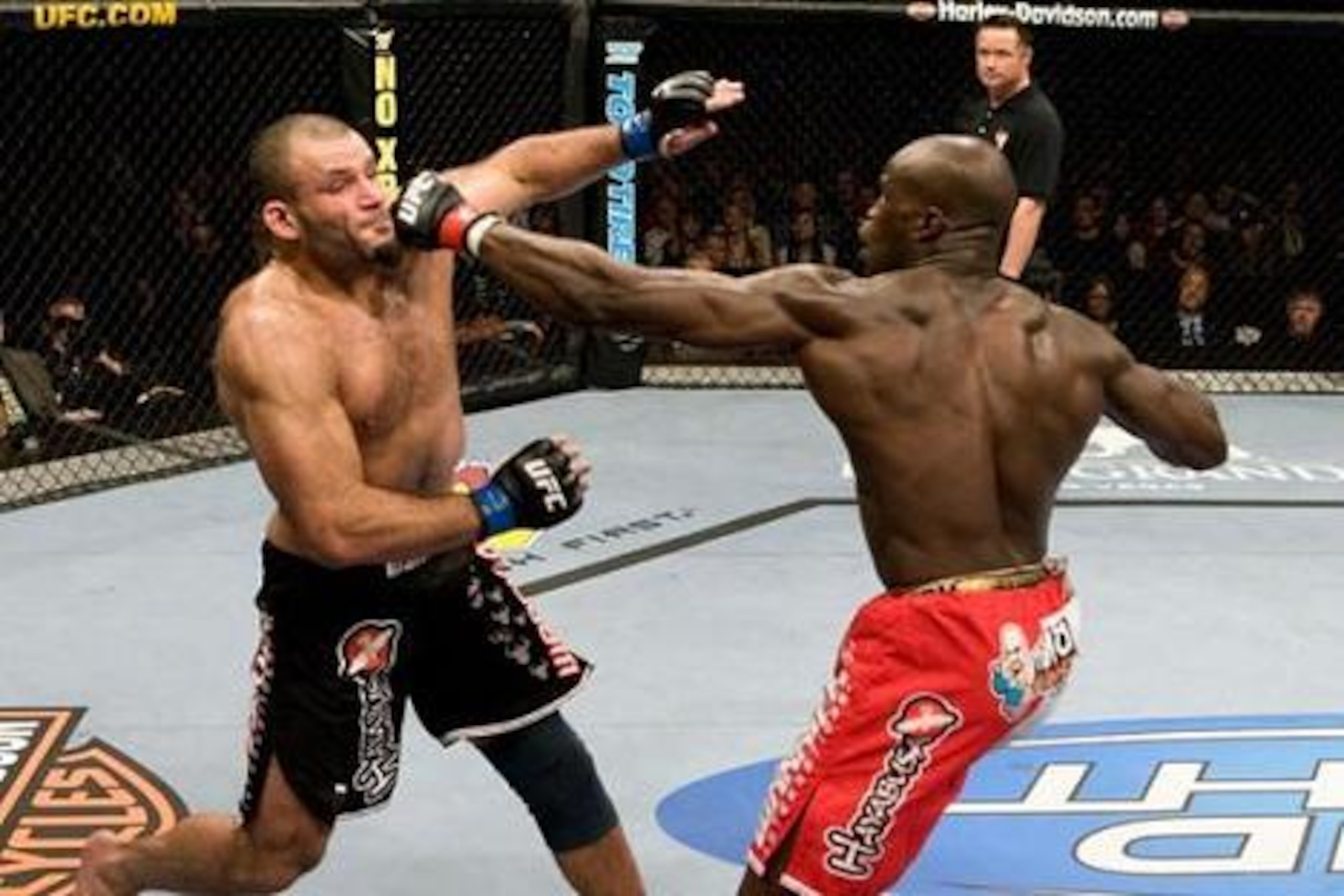 Cheick Kongo (right) looks to add another win to his record