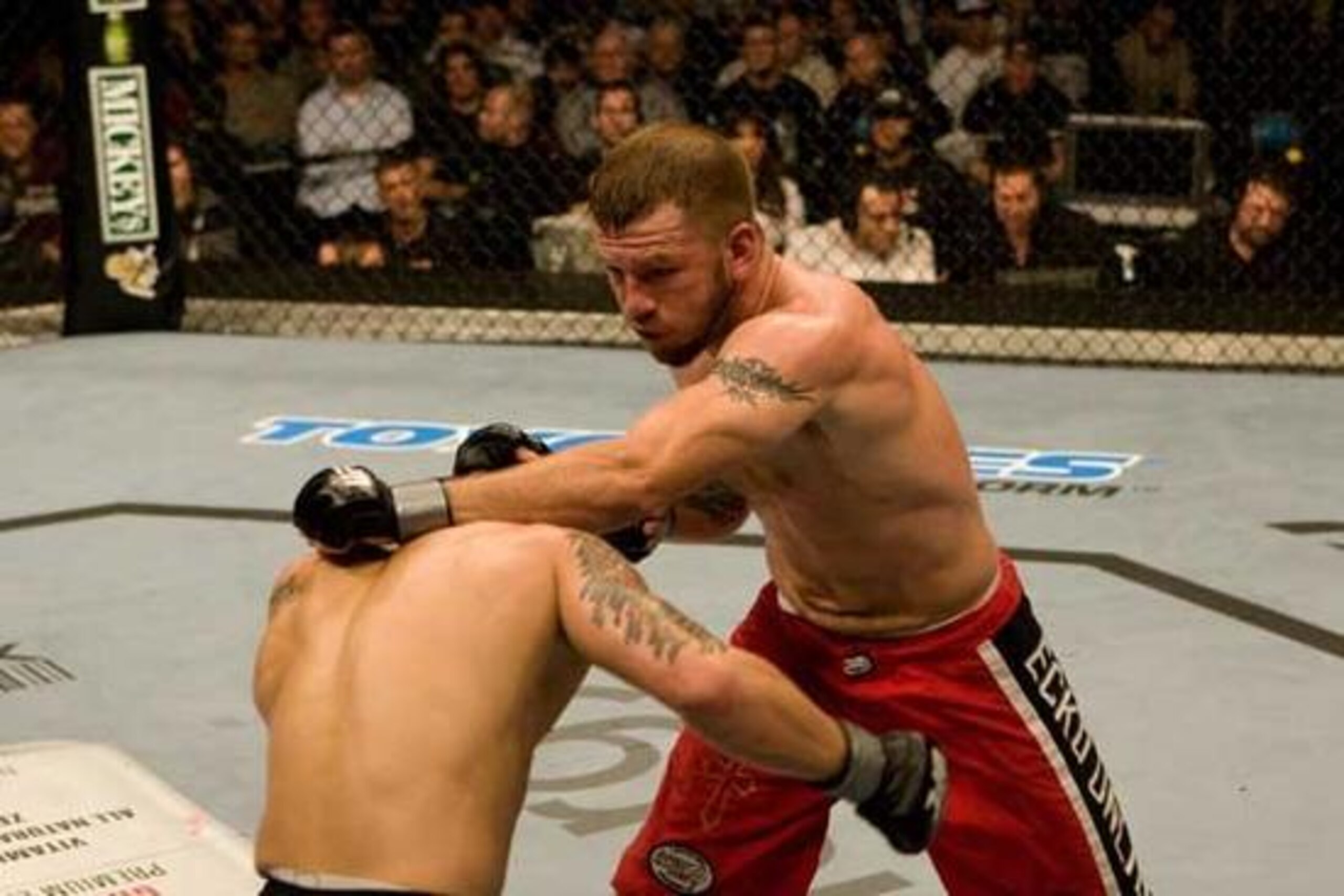 Spencer Fisher (right) looks to stop a recent 2 fight losing skid
