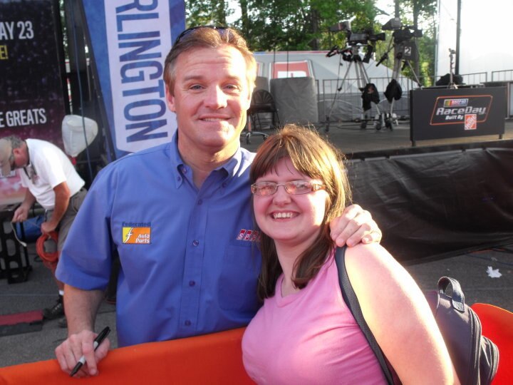 Kenny Wallace and I