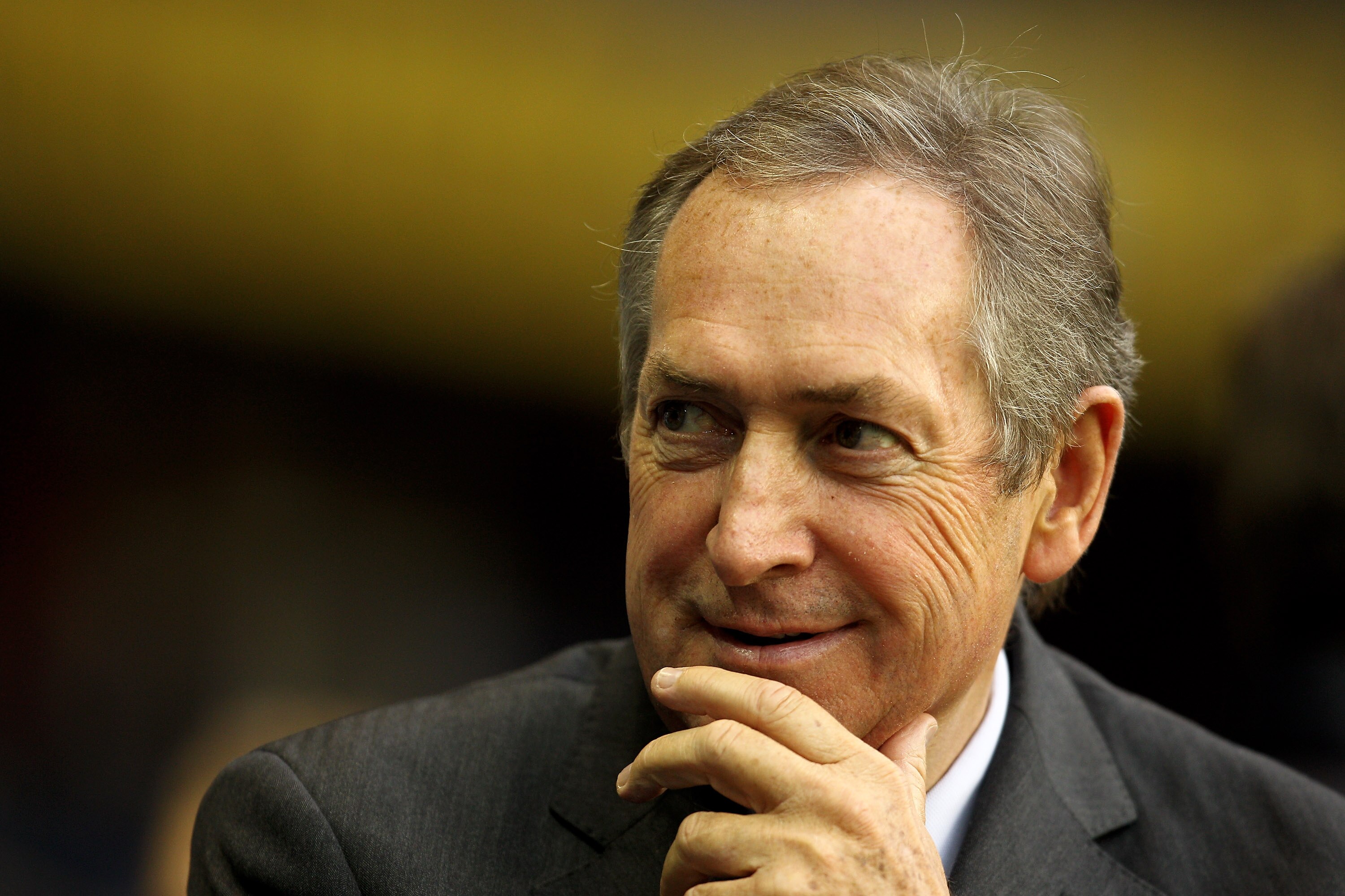 LONDON, ENGLAND - OCTOBER 02:  Manager Gerard Houllier of Aston Villa looks on prior to the Barclays Premier League match between Tottenham Hotspur and Aston Villa at White Hart Lane on October 2, 2010 in London, England.  (Photo by Paul Gilham/Getty Imag