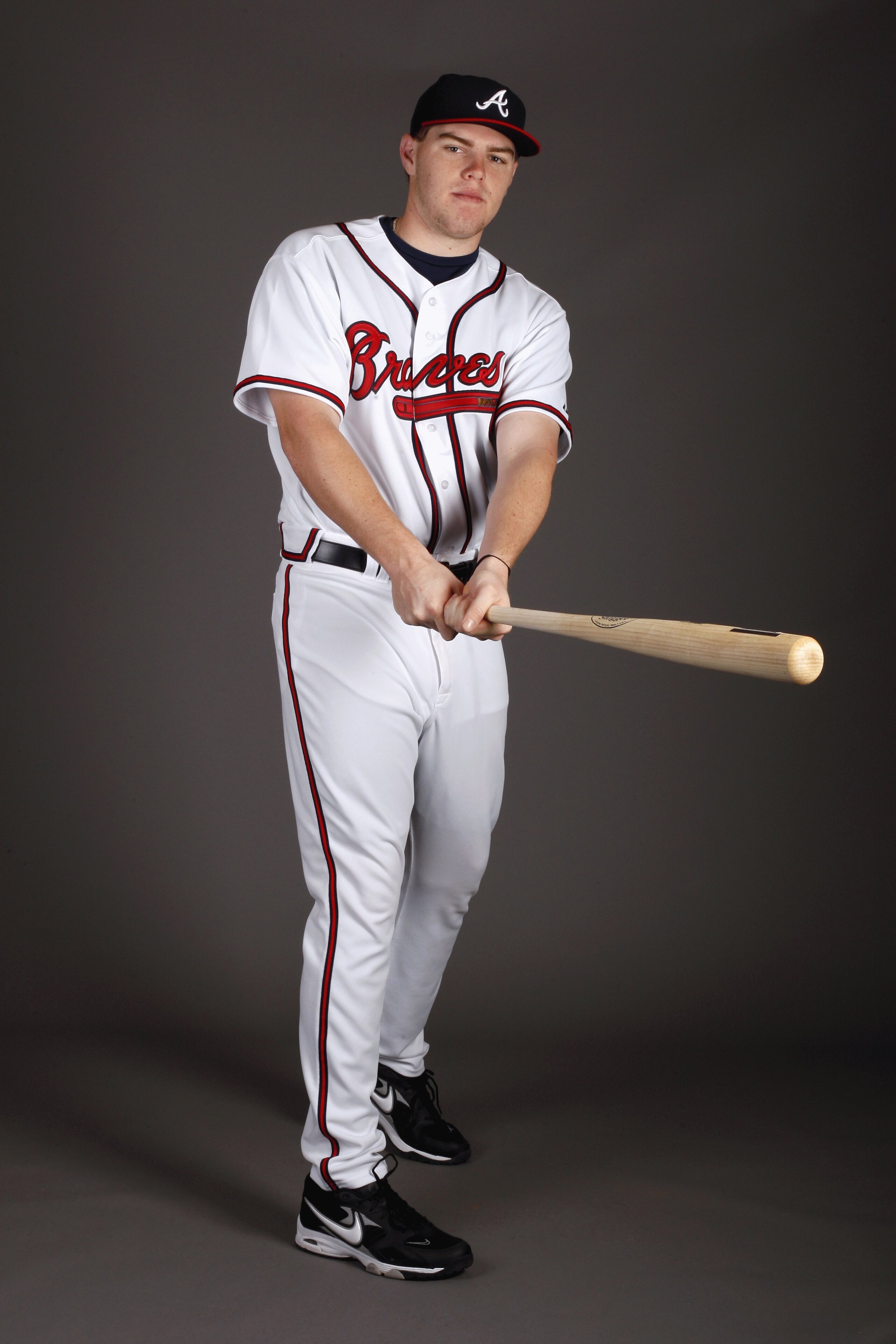 LAKE BUENA VISTA, FL - FEBRUARY 19: Infielder Freddie Freeman #76 of the Atlanta Braves poses for a photo during Spring Training Photo Day on February 19, 2009 at Champions Stadium at Walt Disney World of Sports in Lake Buena Vista, Florida. (Photo by C LAKE BUENA VISTA, FL - FEBRUARY 19: Infielder Freddie Freeman #76 of the Atlanta Braves poses for a photo during Spring Training Photo Day on February 19, 2009 at Champions Stadium at Walt Disney World of Sports in Lake Buena Vista, Florida. (Photo by C