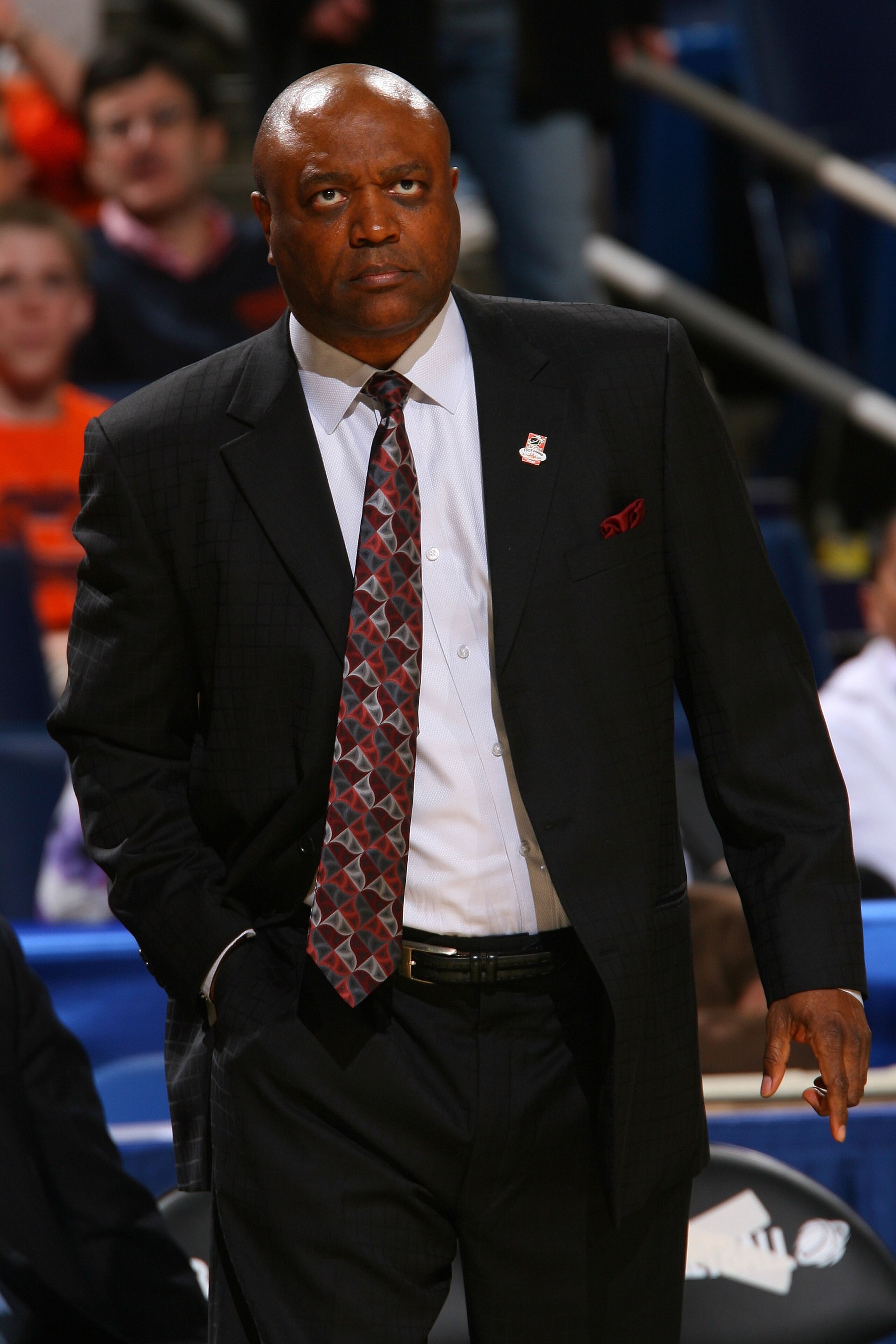 BUFFALO, NY - MARCH 19:  Head coach Leonard Hamilton of the Florida State Seminoles looks on from the bench against the Gonzaga Bulldogs during the first round of the 2010 NCAA men's basketball tournament at HSBC Arena on March 19, 2010 in Buffalo, New Yo