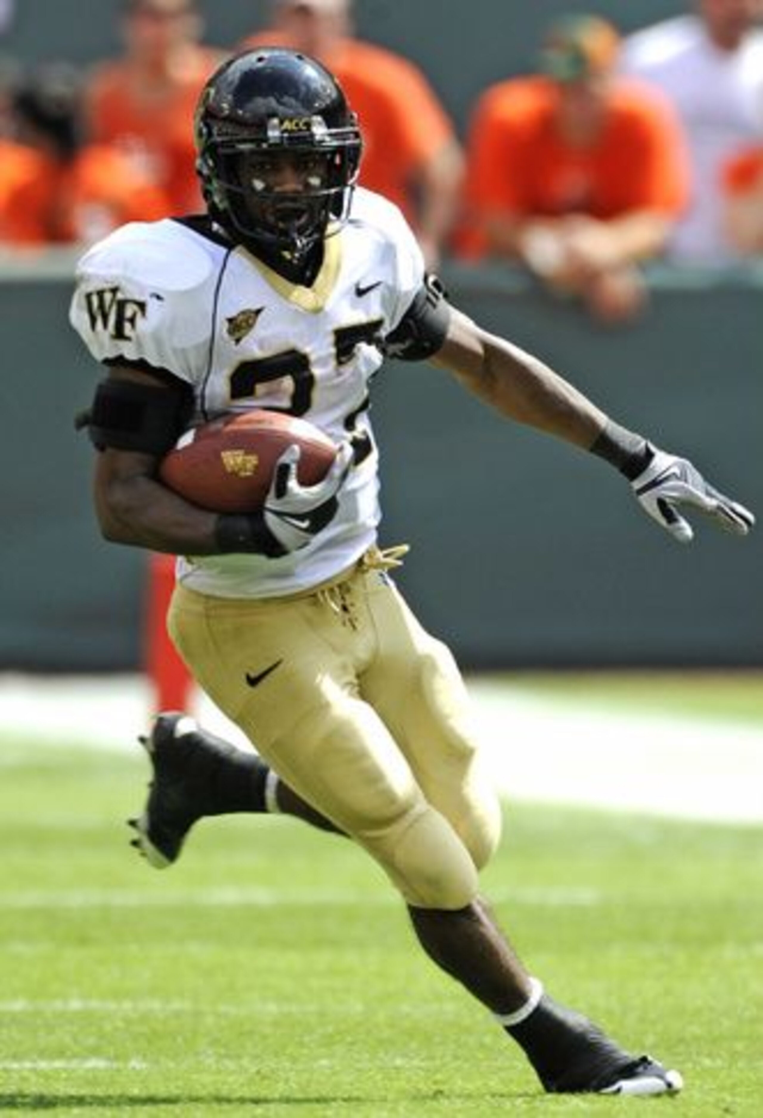 Wake Forest RB Josh Adams went for 241 yards rushing Sat.