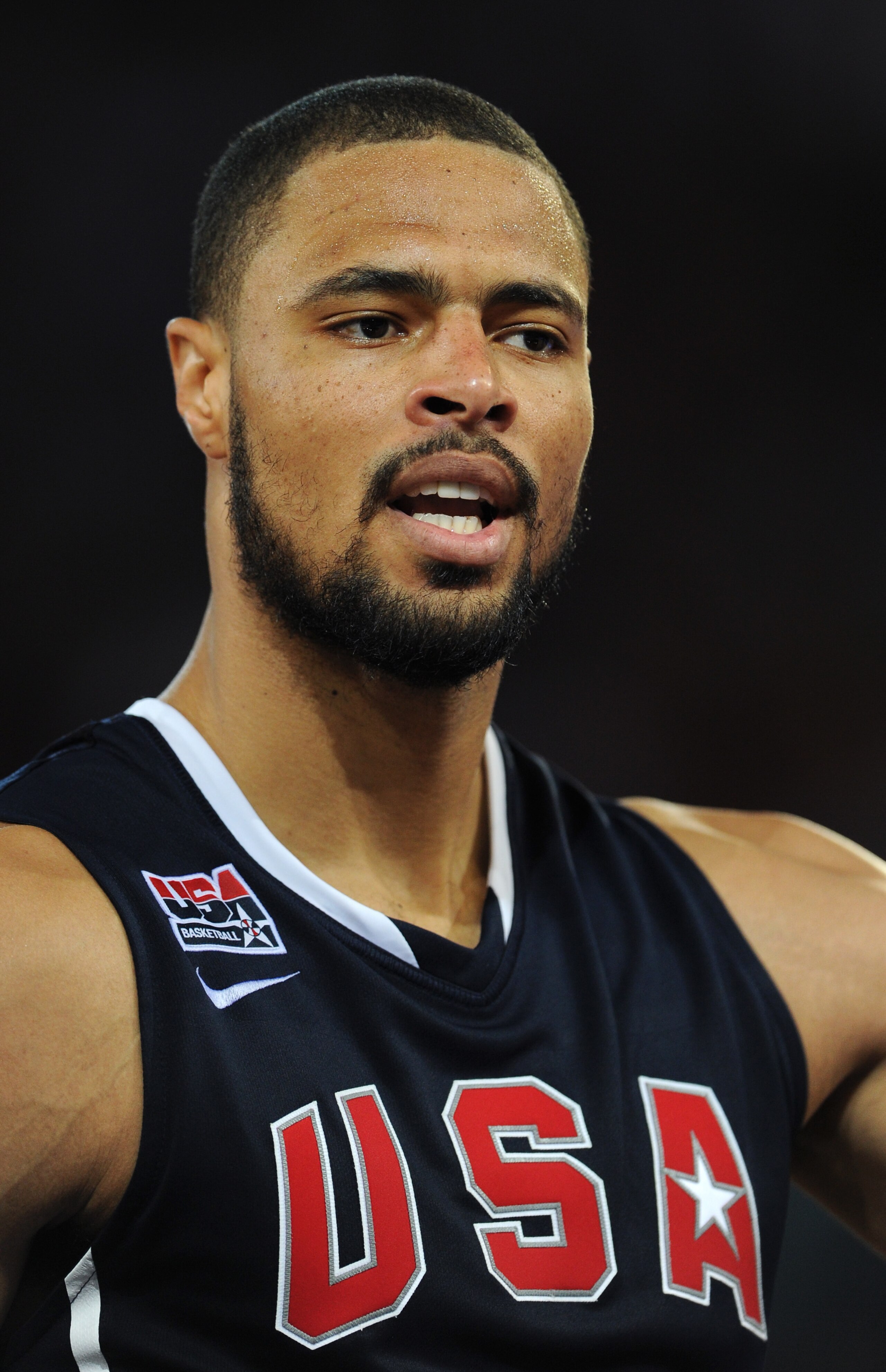 MADRID, SPAIN - AUGUST 22:  Tyson Chandler of the USA watches on during a friendly basketball game between Spain and the USA at La Caja Magica on August 22, 2010 in Madrid, Spain.  (Photo by Jasper Juinen/Getty Images)