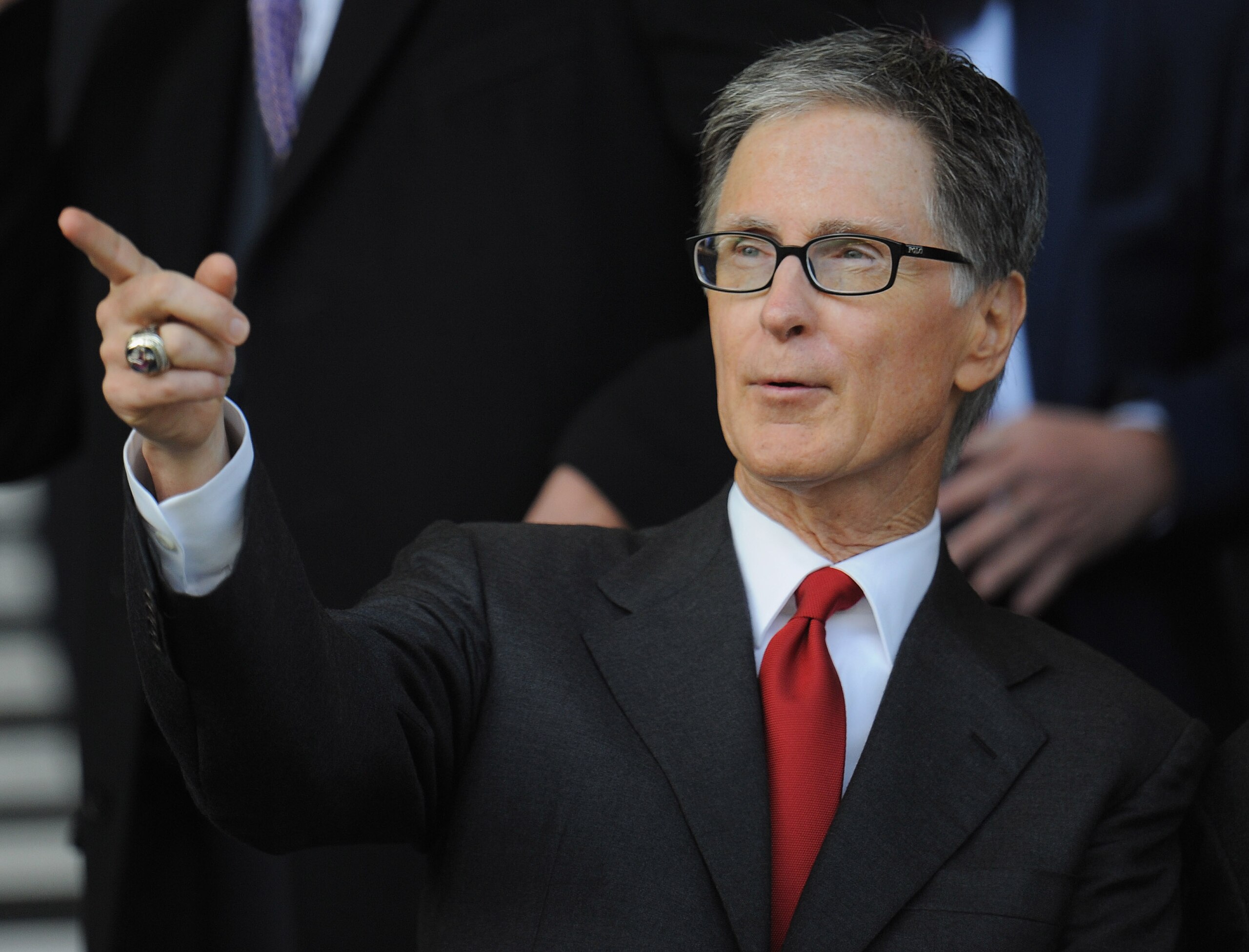 LIVERPOOL, ENGLAND - OCTOBER 17:  Liverpool owner John W Henry looks on during the Barclays Premier League match between Everton and Liverpool at Goodison Park on October 17, 2010 in Liverpool, England.  (Photo by Michael Regan/Getty Images)
