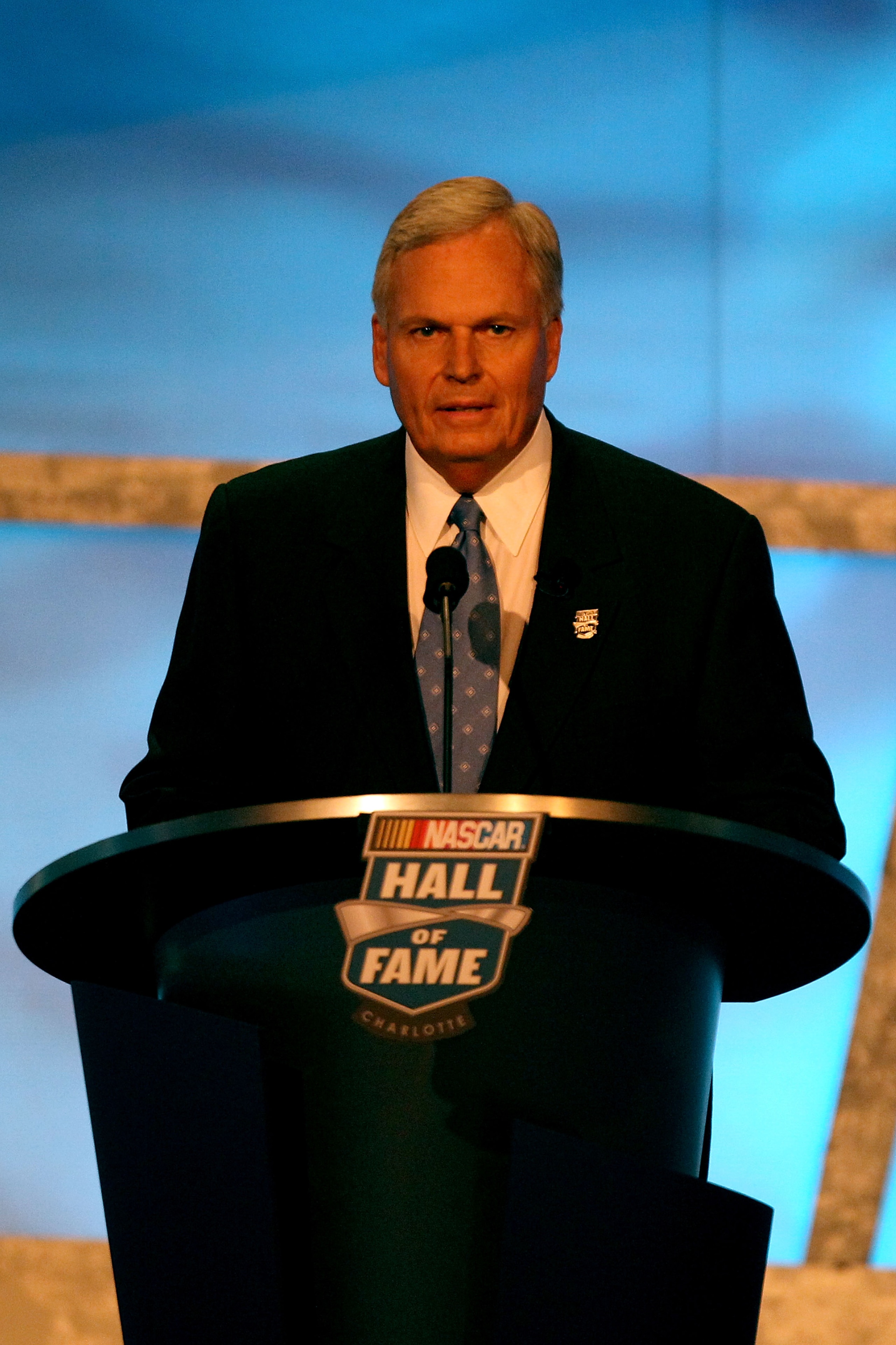 CHARLOTTE, NC - MAY 23: Team owner Rick Hendrick speaks during the 2010 NASCAR Hall of Fame Induction Ceremony at the Charlotte Convention Center on May 23, 2010 in Charlotte, North Carolina. (Photo by Streeter Lecka/Getty Images) CHARLOTTE, NC - MAY 23: Team owner Rick Hendrick speaks during the 2010 NASCAR Hall of Fame Induction Ceremony at the Charlotte Convention Center on May 23, 2010 in Charlotte, North Carolina. (Photo by Streeter Lecka/Getty Images)