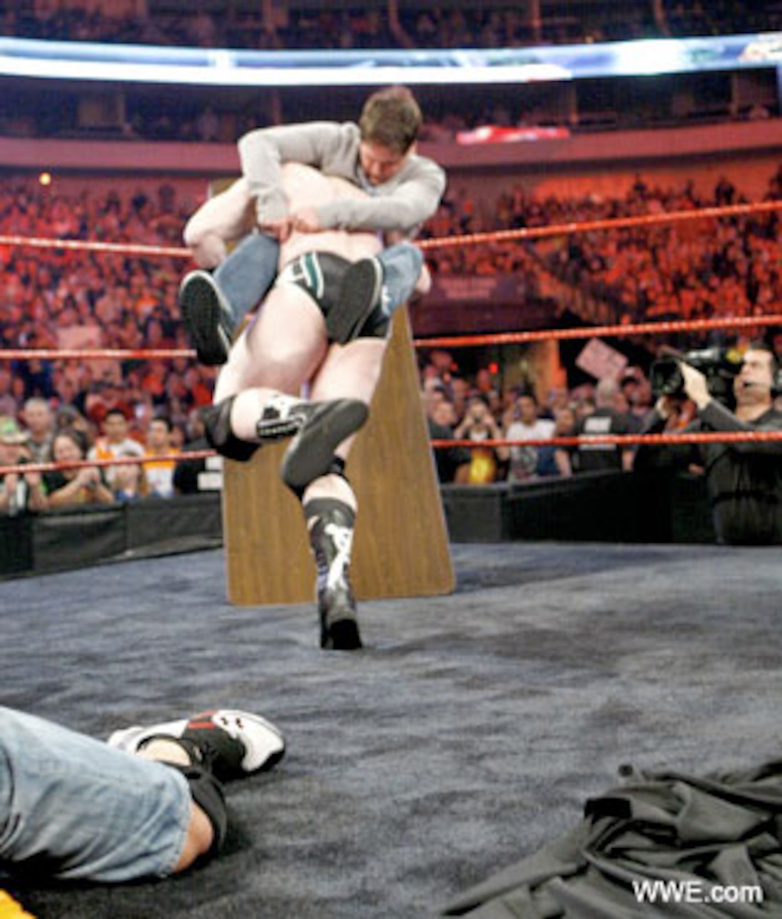 Sheamus Puts Mark Cuban Through A Table