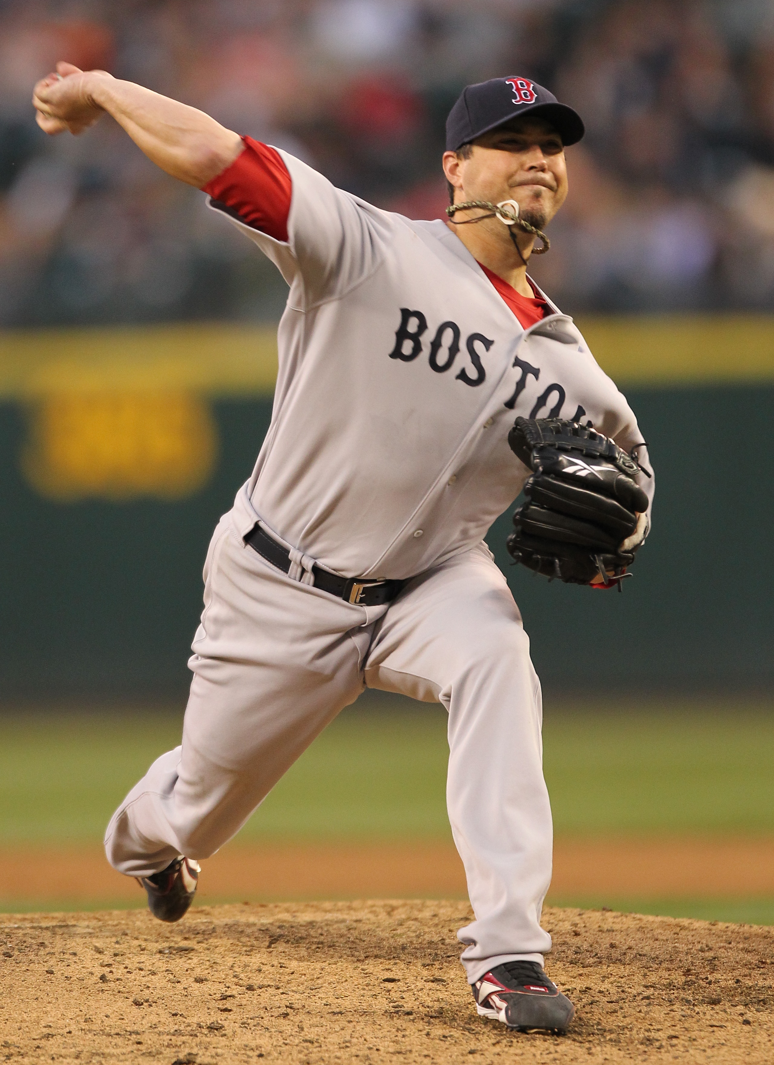 SEATTLE - JULY 23: Starting pitcher Josh Beckett #19 of the Boston Red Sox pitches against the Seattle Mariners at Safeco Field on July 23, 2010 in Seattle, Washington. (Photo by Otto Greule Jr/Getty Images) SEATTLE - JULY 23: Starting pitcher Josh Beckett #19 of the Boston Red Sox pitches against the Seattle Mariners at Safeco Field on July 23, 2010 in Seattle, Washington. (Photo by Otto Greule Jr/Getty Images)