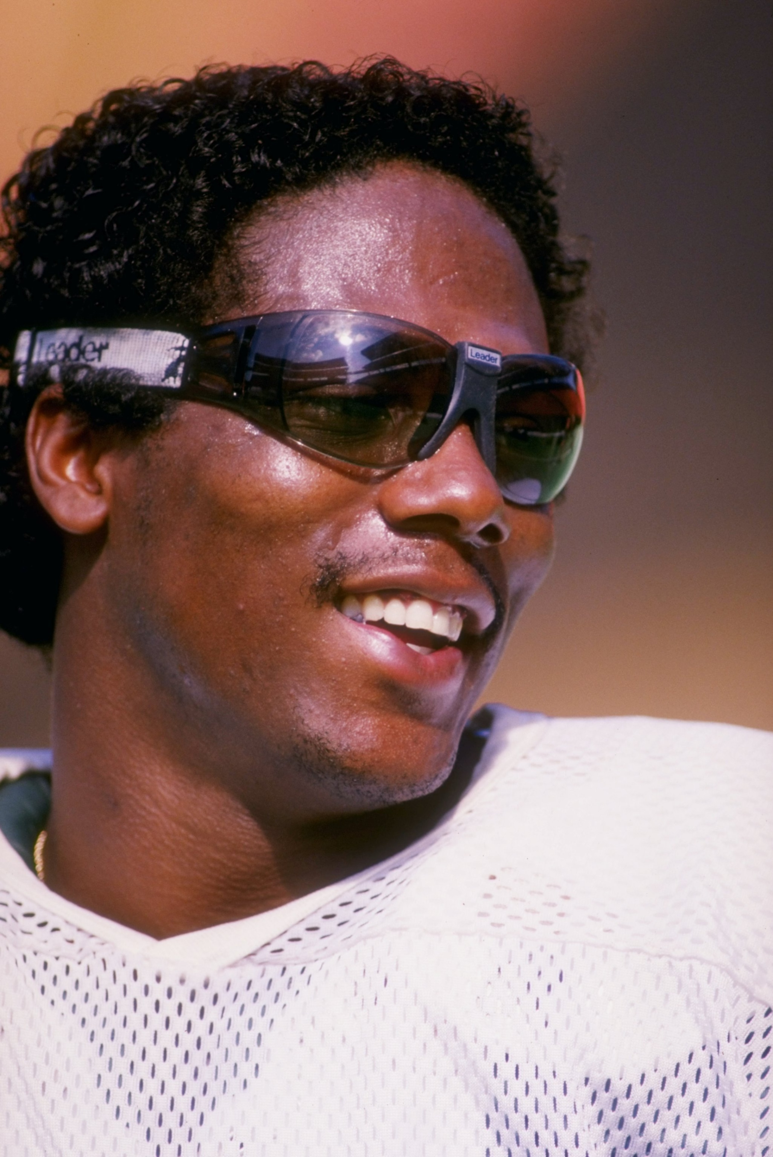 1987:  Wide receiver Mark Clayton of the Miami Dolphins looks on during the Pro Bowl in Hawaii. Mandatory Credit: Mike Powell  /Allsport
