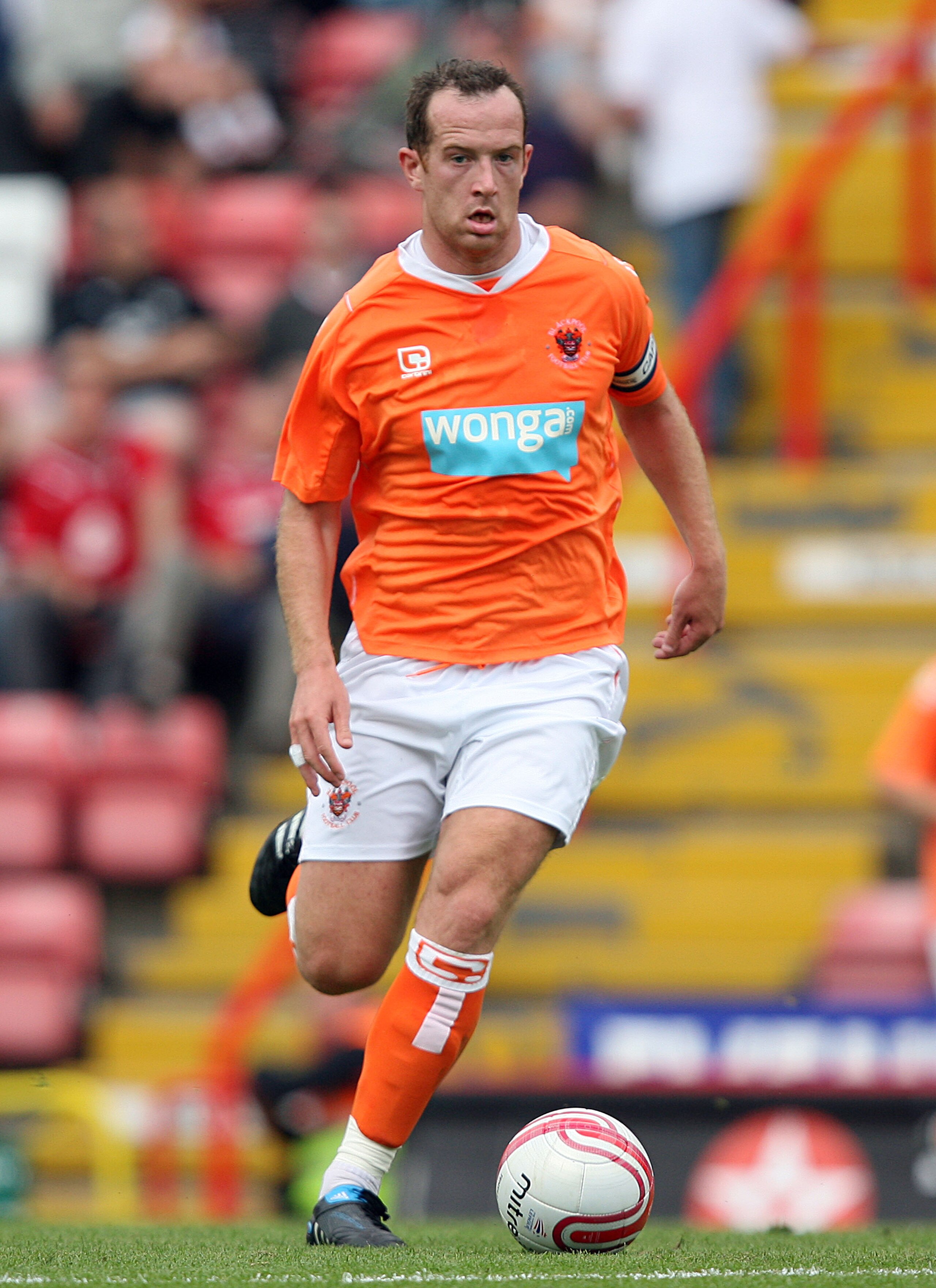 BRISTOL, ENGLAND - JULY 31:  Charlie Adams of Blackpool in action during the pre-season friendly match between Bristol City and Blackpool at Ashton Gate on July 31, 2010 in Bristol, England.  (Photo by Jan Kruger/Getty Images)
