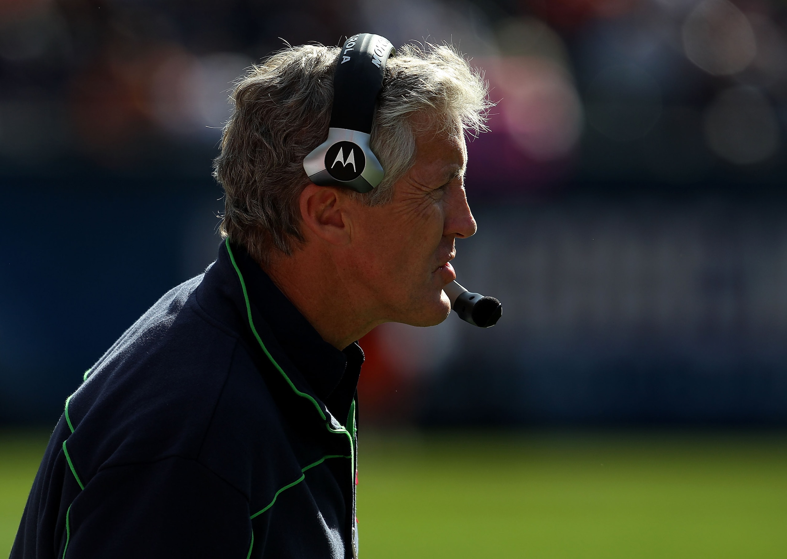 CHICAGO - OCTOBER 17: Head coach Pete Carroll of the Seattle Seahawks watches as his team takes on the Chicago Bears at Soldier Field on October 17, 2010 in Chicago, Illinois. The Seahawks defeated the Bears 23-20. (Photo by Jonathan Daniel/Getty Images)