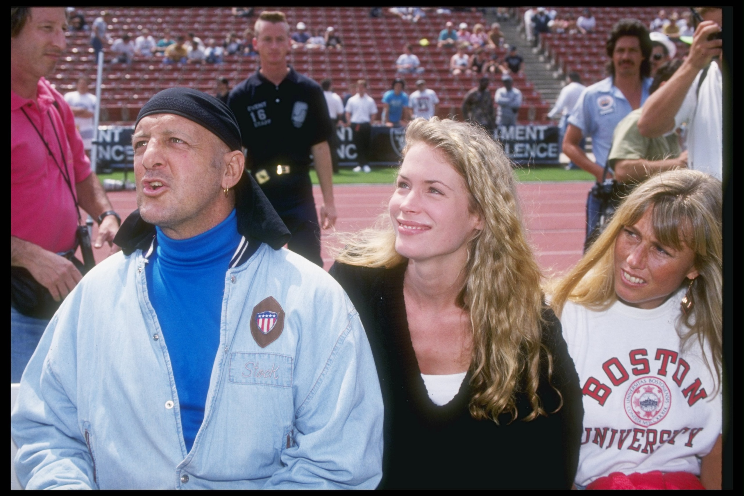 8 Sep 1991: Former defensive end Lyle Alzado of the Los Angeles Raiders watches his team during a game against the Denver Broncos. The Raiders won the game 16-13.