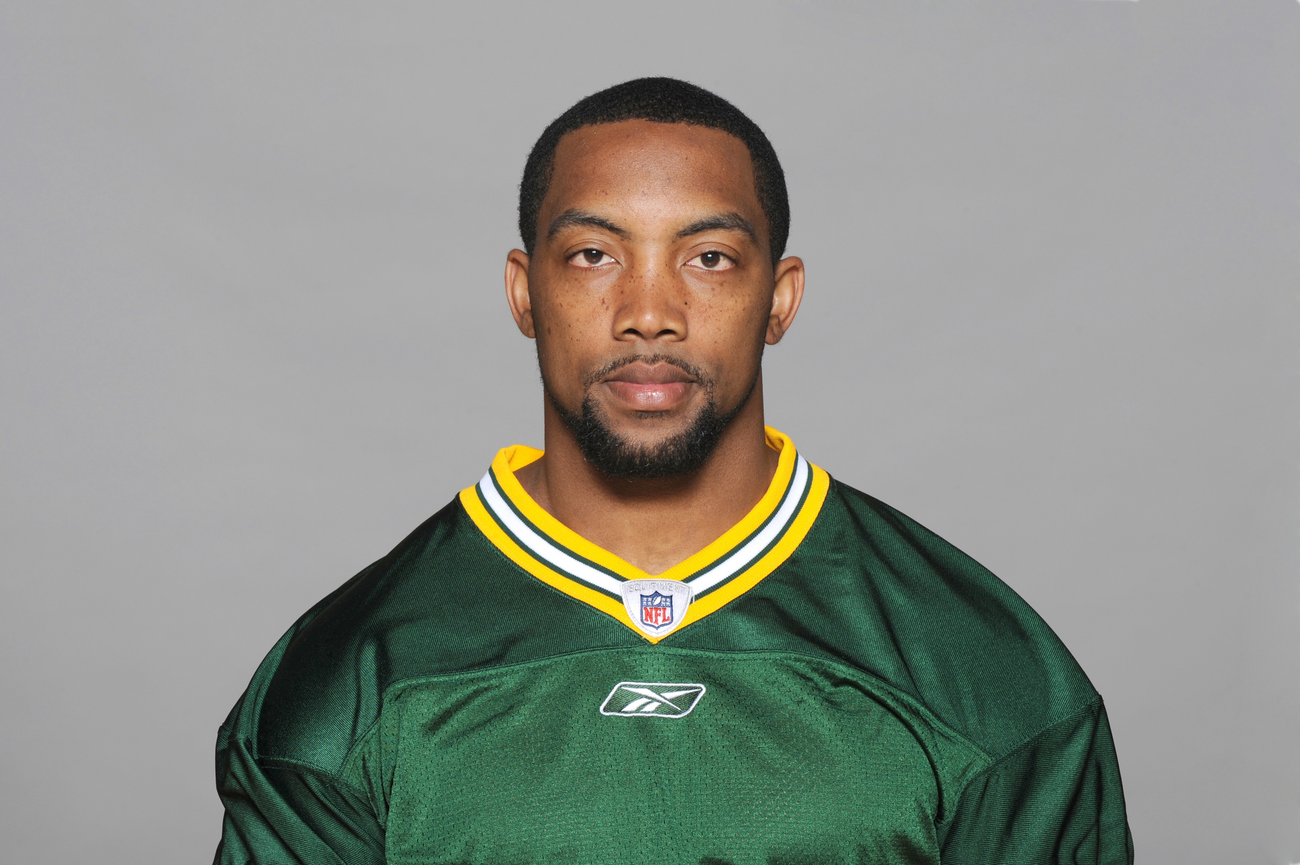 GREEN BAY, WI - 2009:  Anthony Smith of the Green Bay Packers poses for his 2009 NFL headshot at photo day in Green Bay, Wisconsin.  (Photo by NFL Photos)