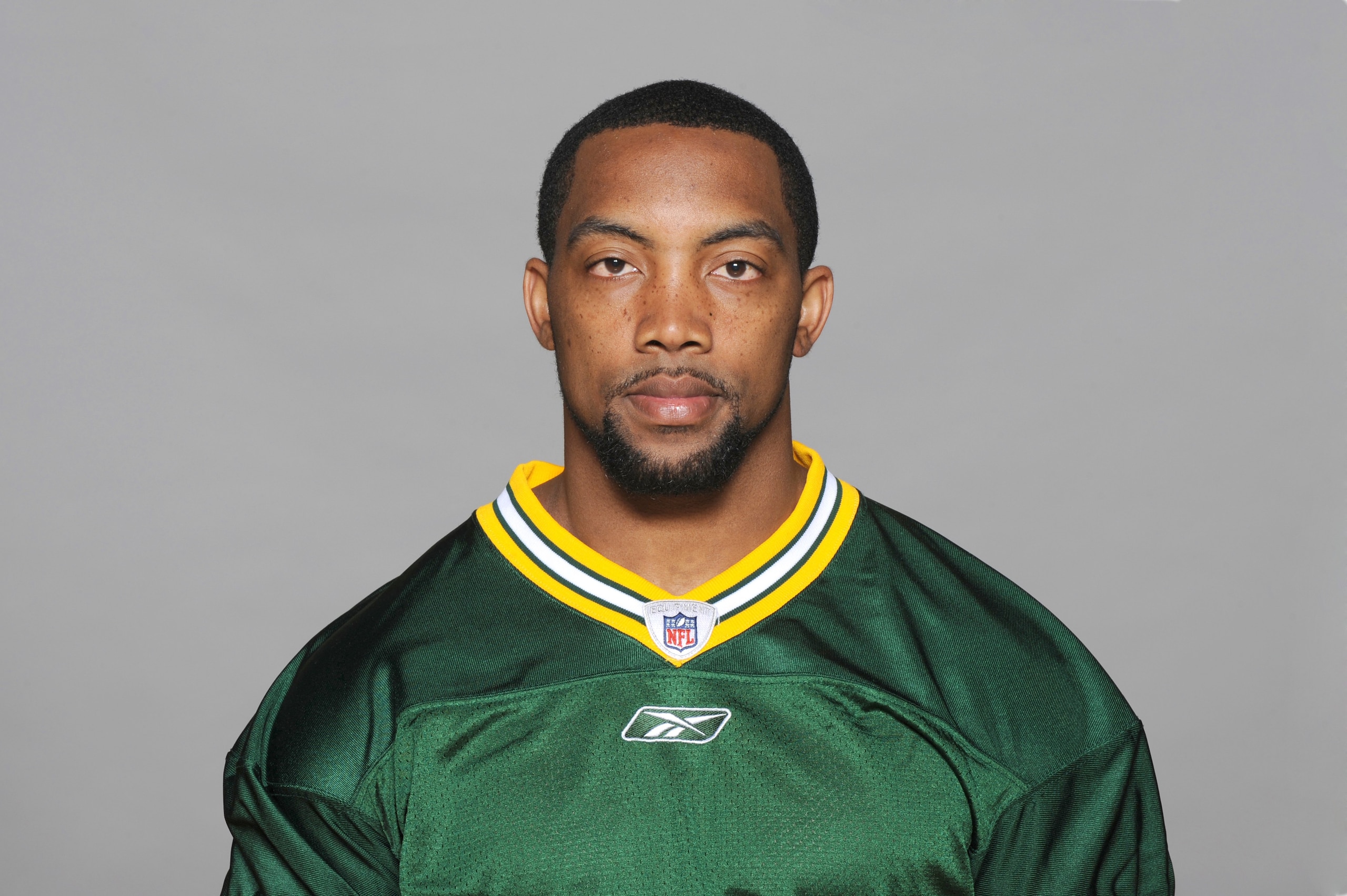 GREEN BAY, WI - 2009:  Anthony Smith of the Green Bay Packers poses for his 2009 NFL headshot at photo day in Green Bay, Wisconsin.  (Photo by NFL Photos)