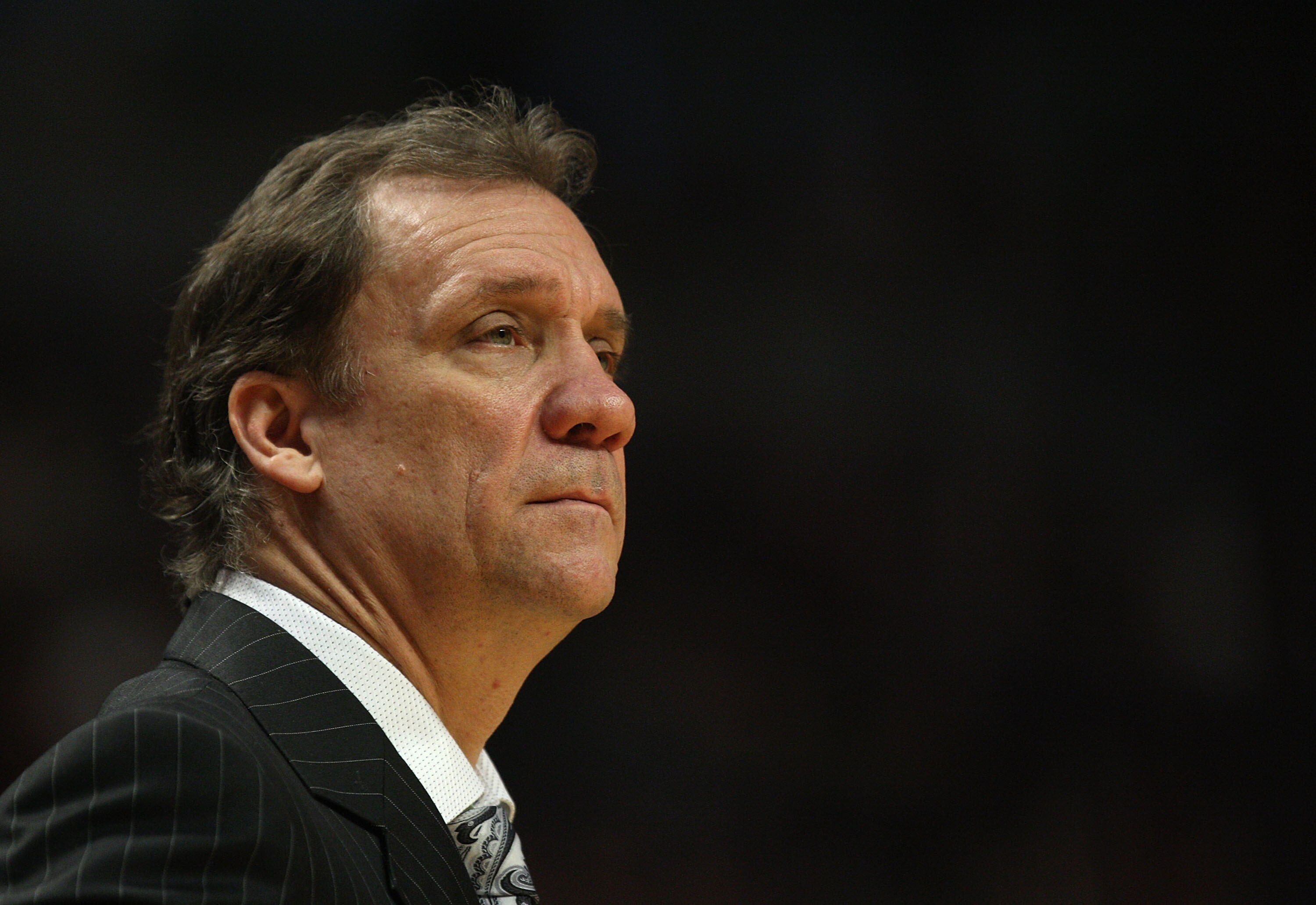 CHICAGO - JANUARY 15: Head coach Flip Saunders of the Washington Wizards watches as his team takes on the Chicago Bulls at the United Center on January 15, 2010 in Chicago, Illinois. NOTE TO USER: User expressly acknowledges and agrees that, by downloadin