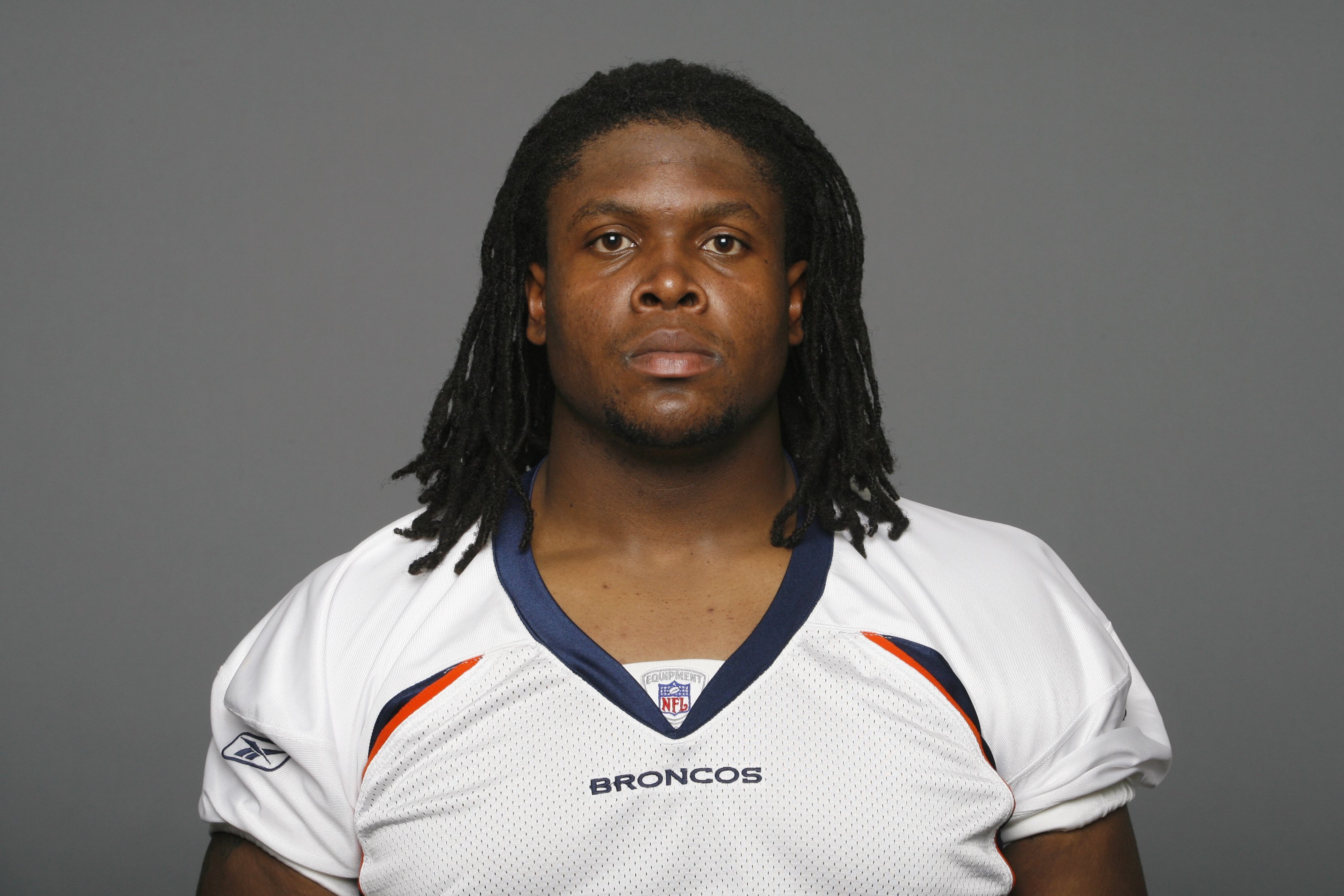DENVER - 2009:  Ryan Clady of the Denver Broncos poses for his 2009 NFL headshot at photo day in Denver, Colorado. (Photo by NFL Photos)