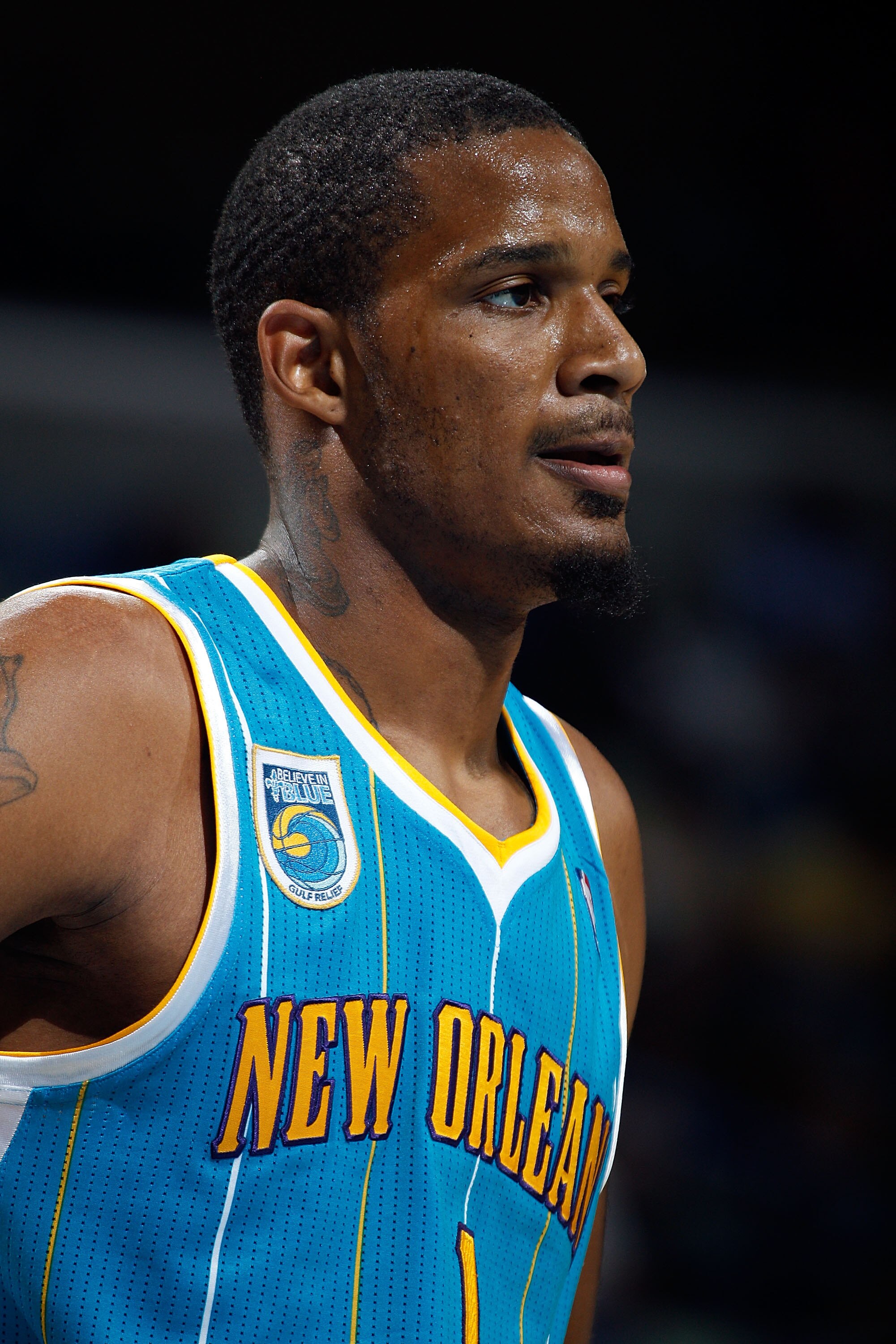 NEW ORLEANS - OCTOBER 13:  Trevor Ariza #1 of the New Orleans Hornets in action during the game against the Miami Heat at the New Orleans Arena on October 13, 2010 in New Orleans, Louisiana.  NOTE TO USER: User expressly acknowledges and agrees that, by d