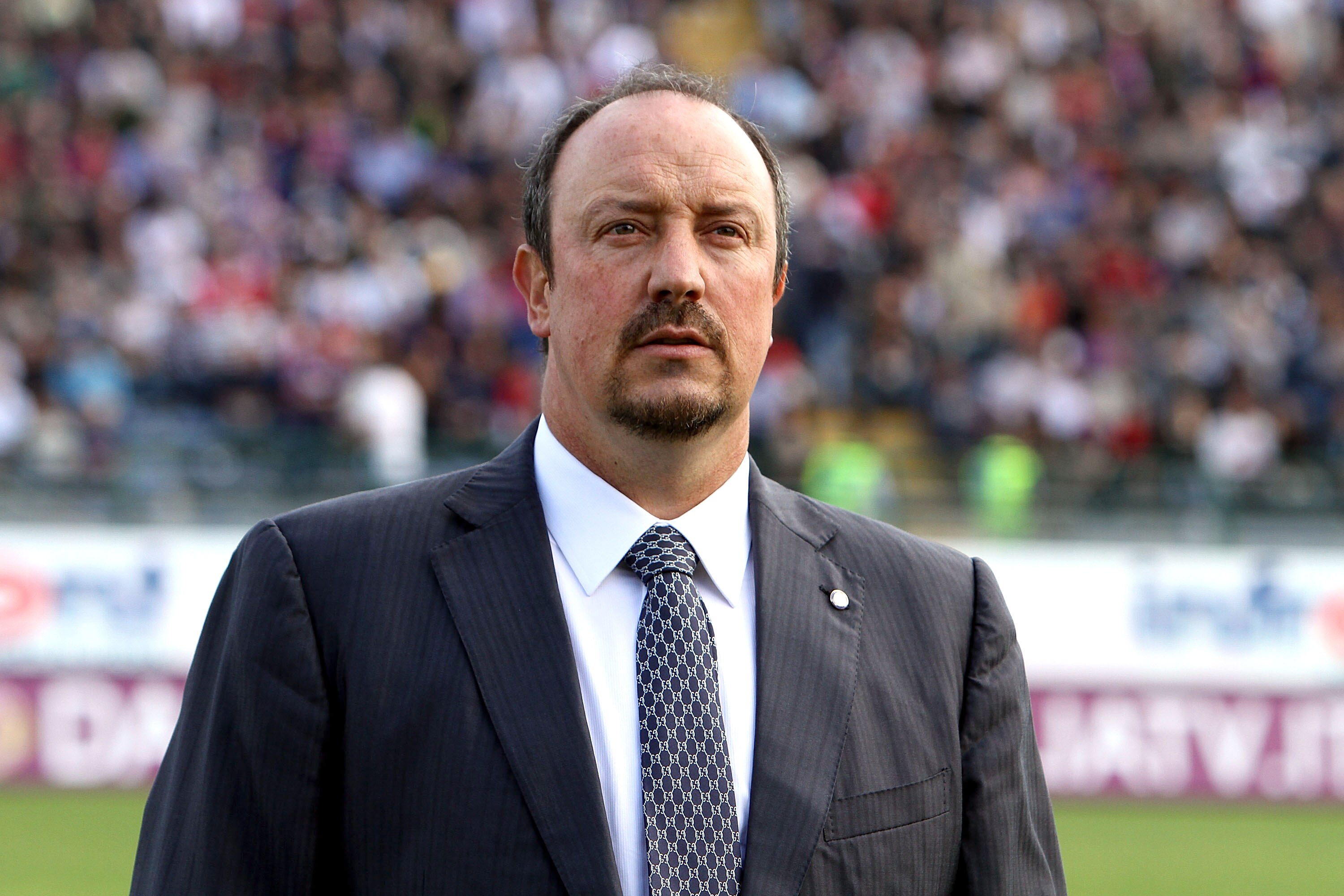 CAGLIARI, ITALY - OCTOBER 17: Coach of Internazionale Rafael Benitez during the Serie A match between Cagliari Calcio and FC Internazionale Milano at Stadio Sant'Elia on October 17, 2010 in Cagliari, Italy.  (Photo by Enrico Locci/Getty Images)